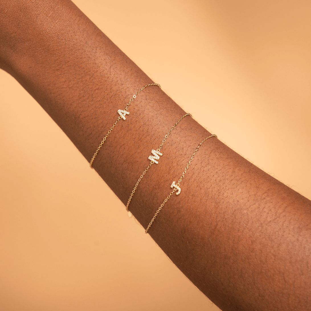 Letter Bracelets - Camile & Stone