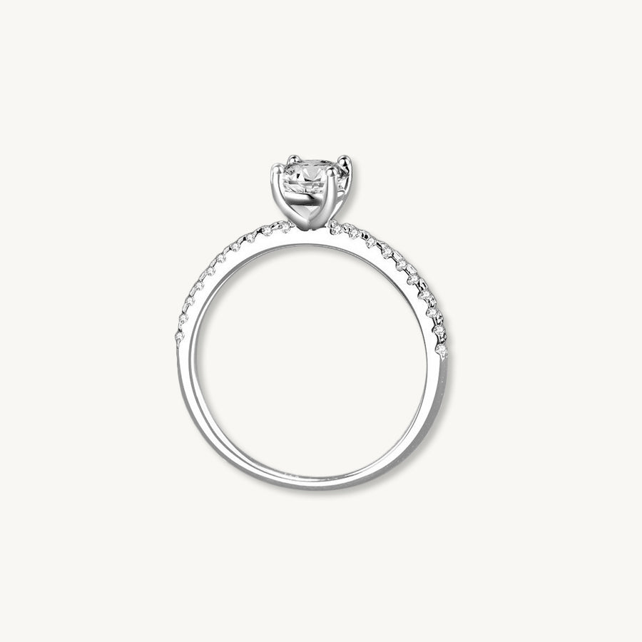 1 Carat The Angelina Moissanite Diamond Engagement Ring - Camile & Stone