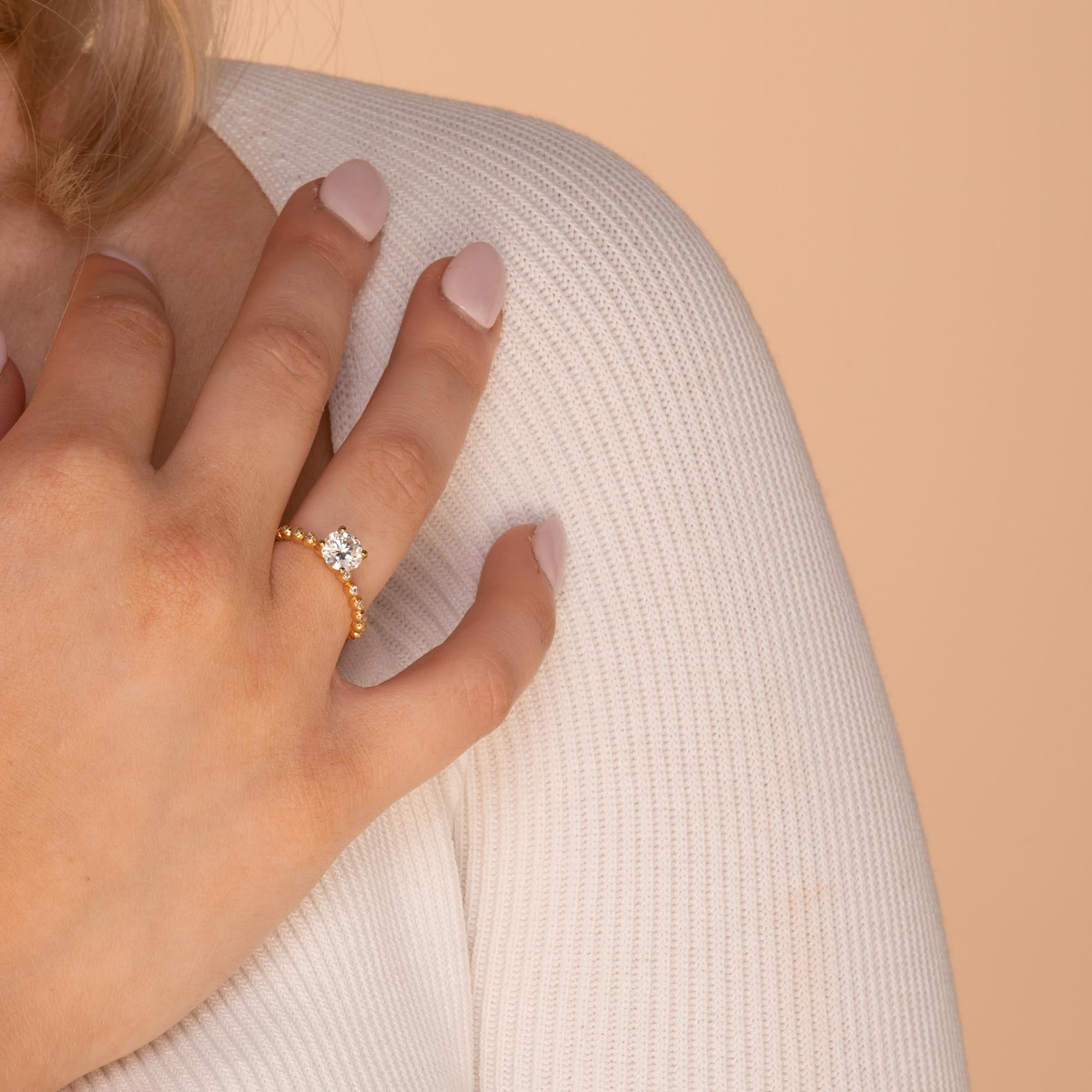 1 ct The Emilia Moissanite Diamond Engagement Ring - Camile & Stone