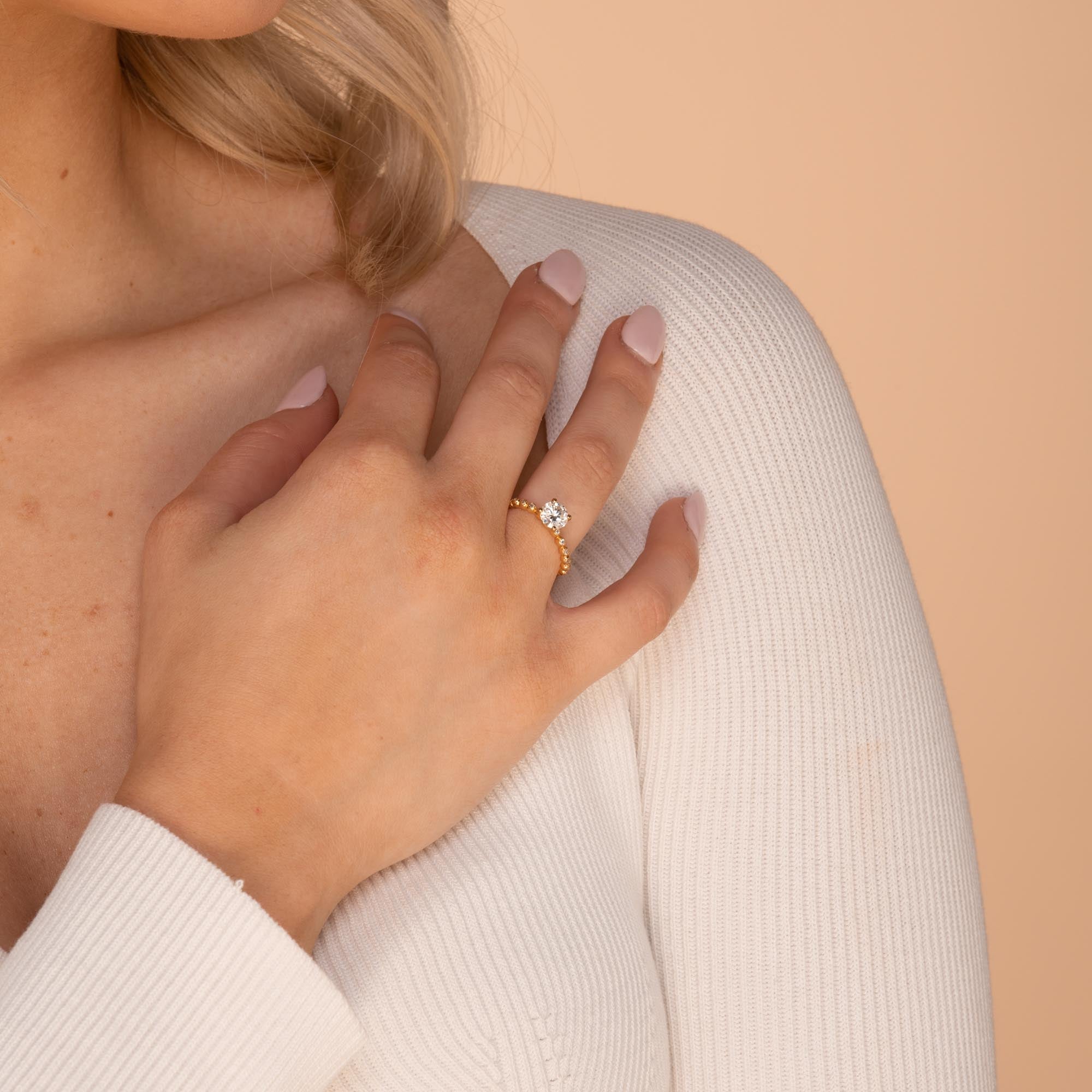 1 ct The Emilia Moissanite Diamond Engagement Ring - Camile & Stone