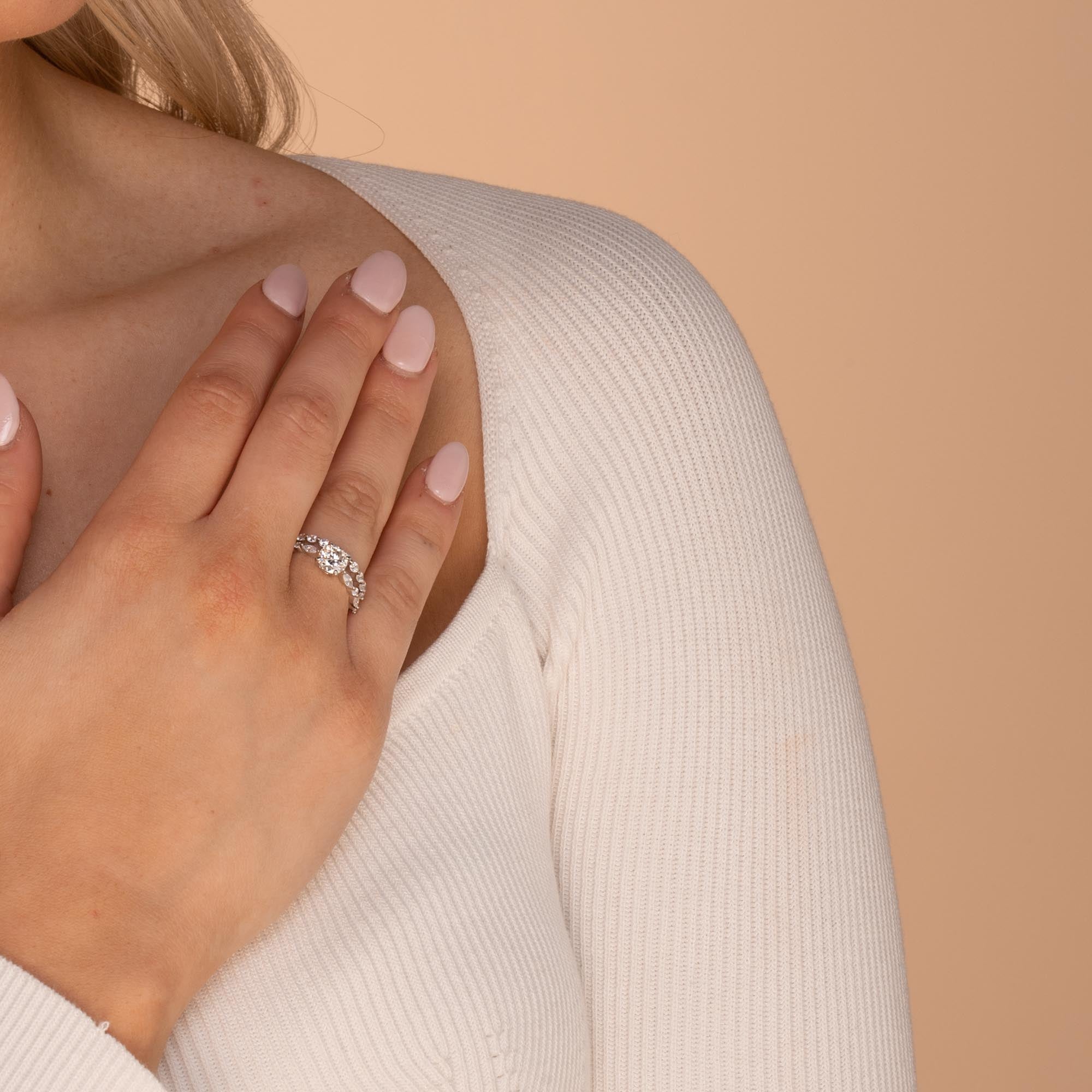 1 ct The Evelyn Moissanite Diamond Engagement Ring - Camile & Stone