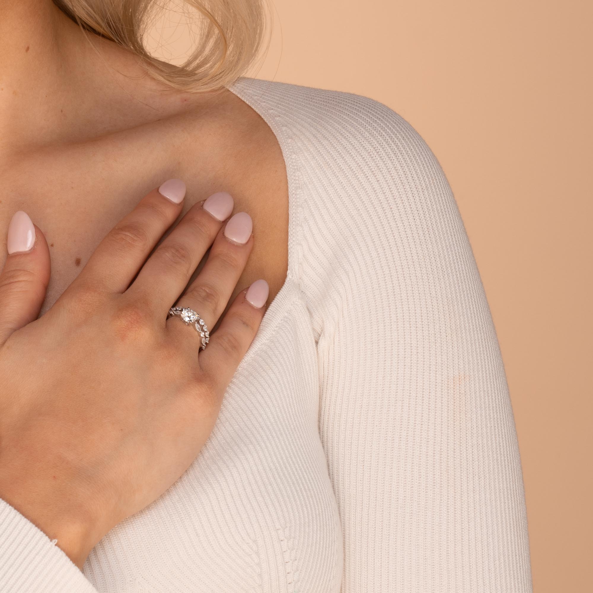 1 ct The Evelyn Moissanite Diamond Engagement Ring - Camile & Stone