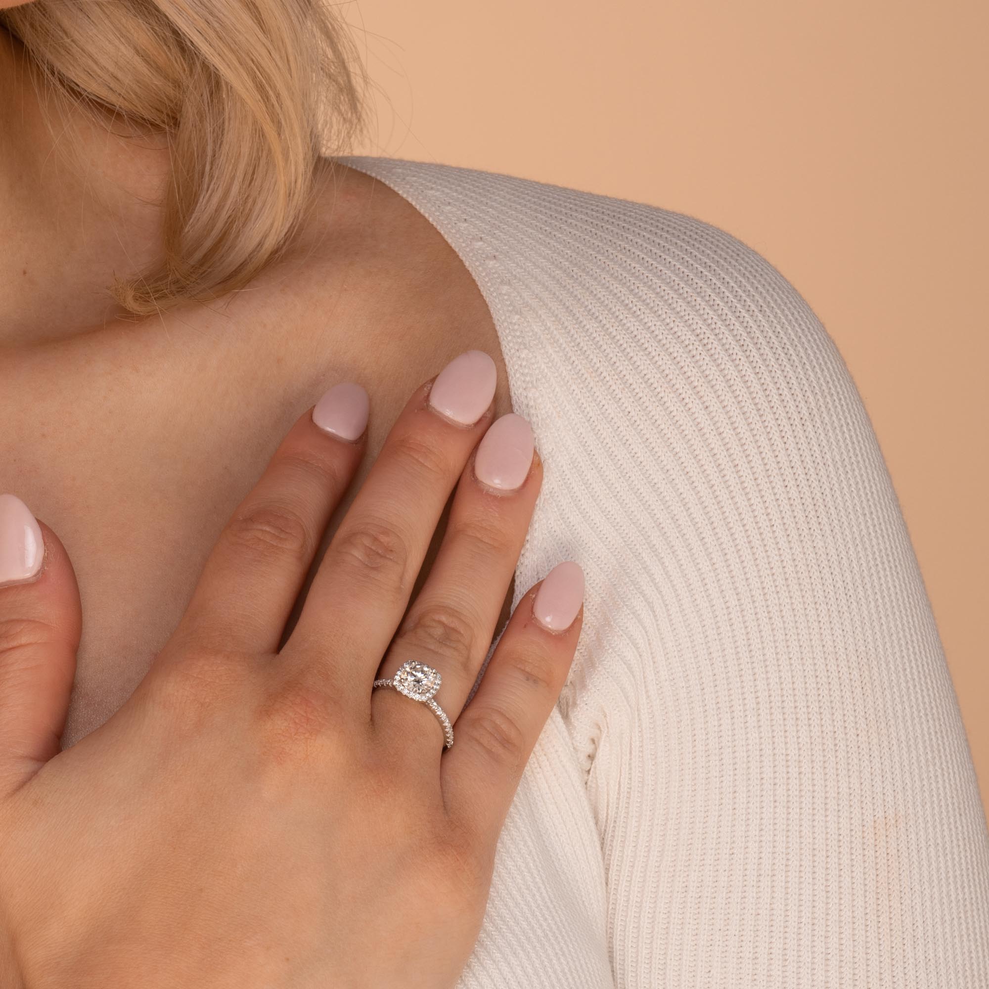 1 ct The Hazel Moissanite Diamond Engagement Ring - Camile & Stone