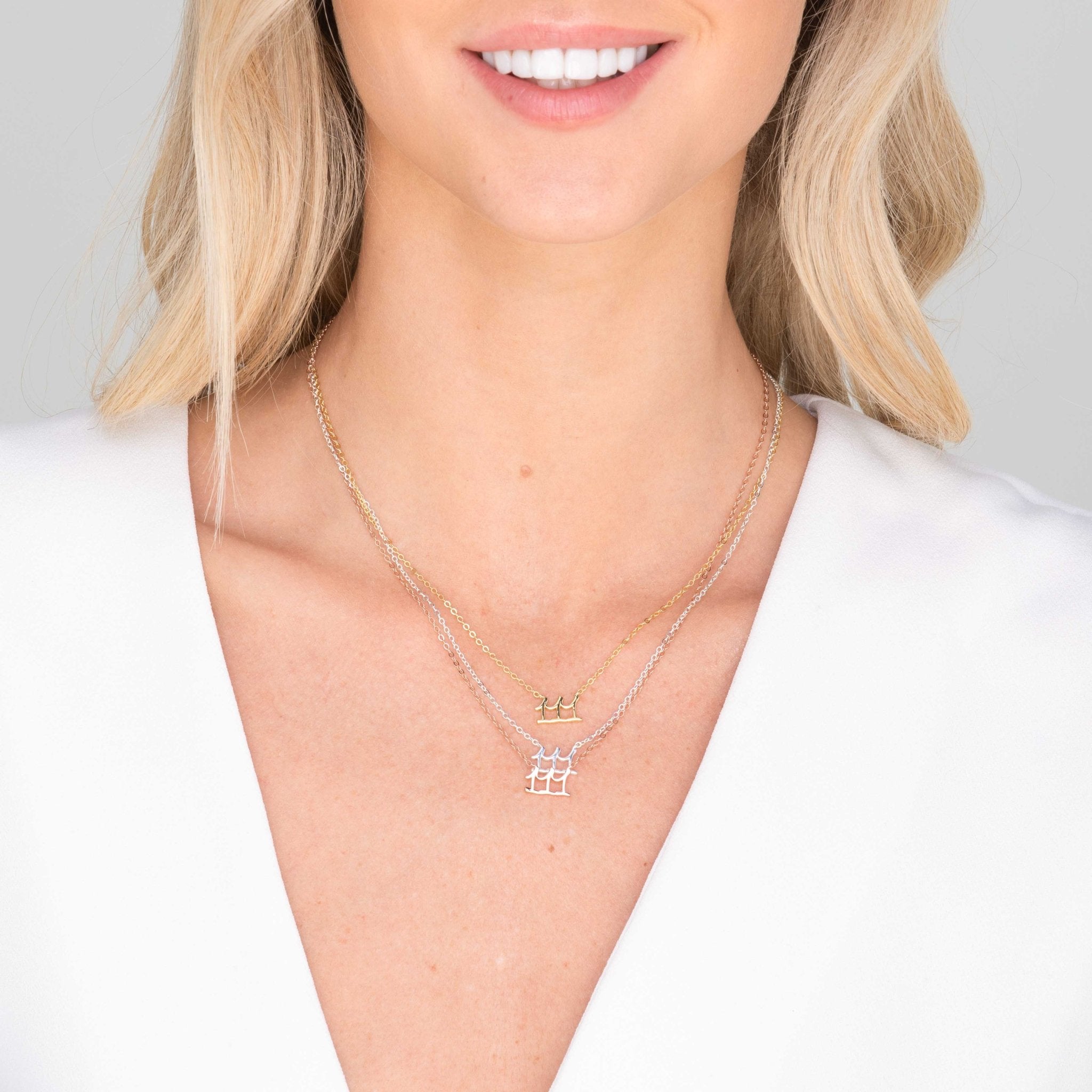 111 Angel Number Pendant Necklace - Camile & Stone