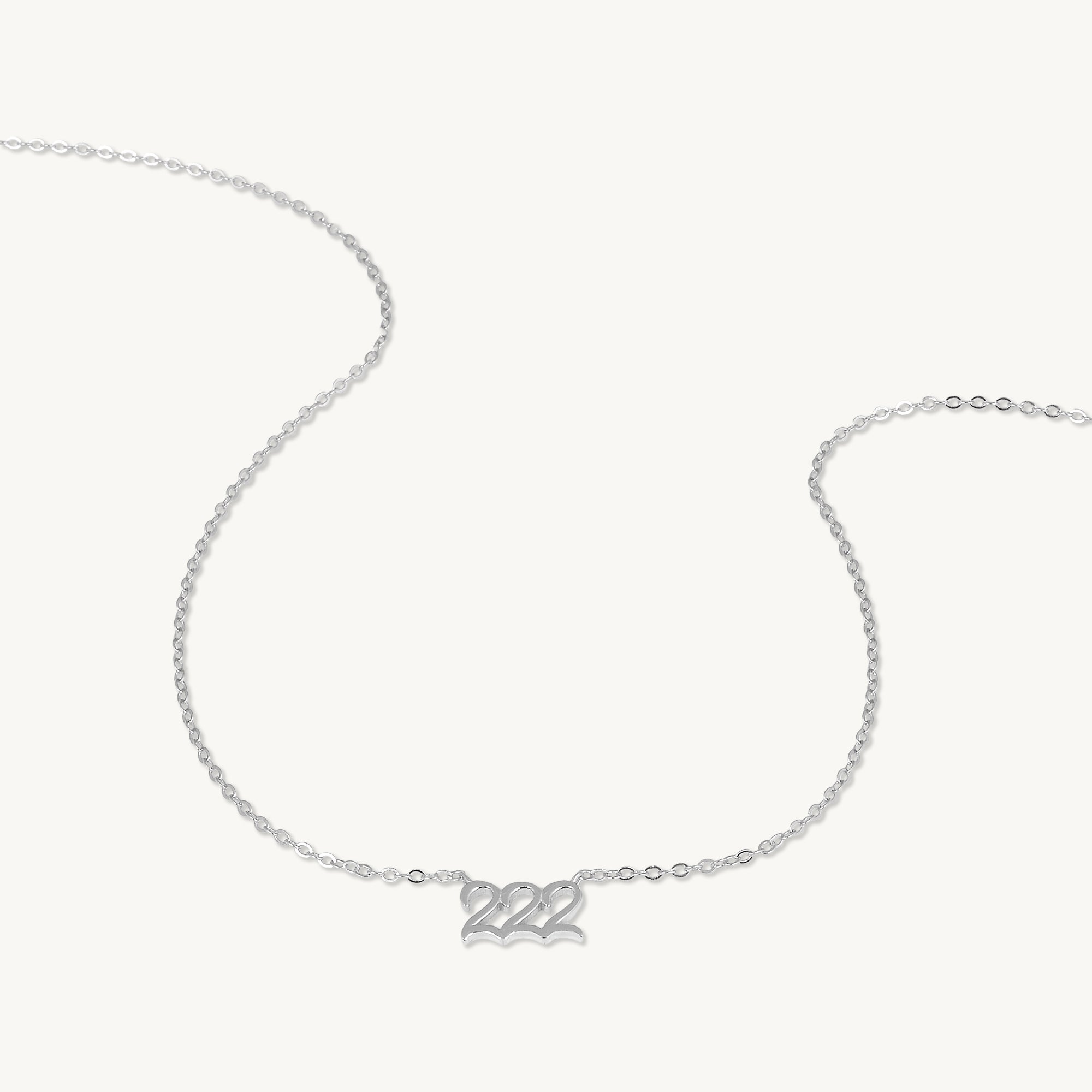 222 Angel Number Pendant Necklace - Camile & Stone