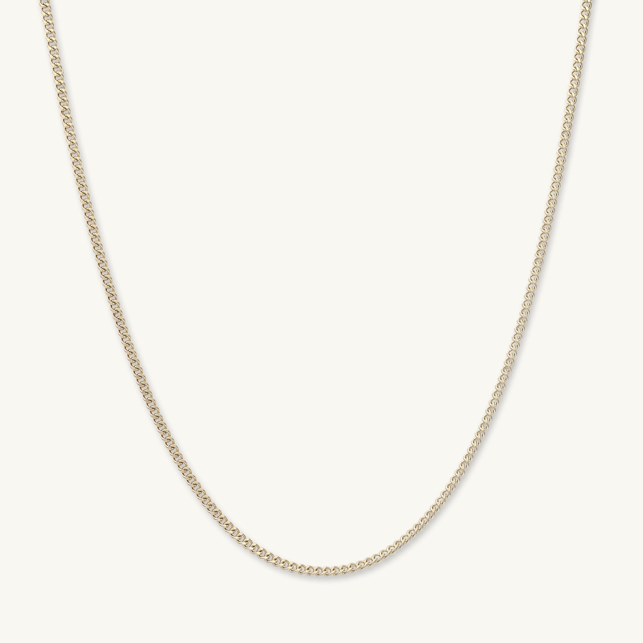 2mm Cuban Chain Necklace - Camile & Stone