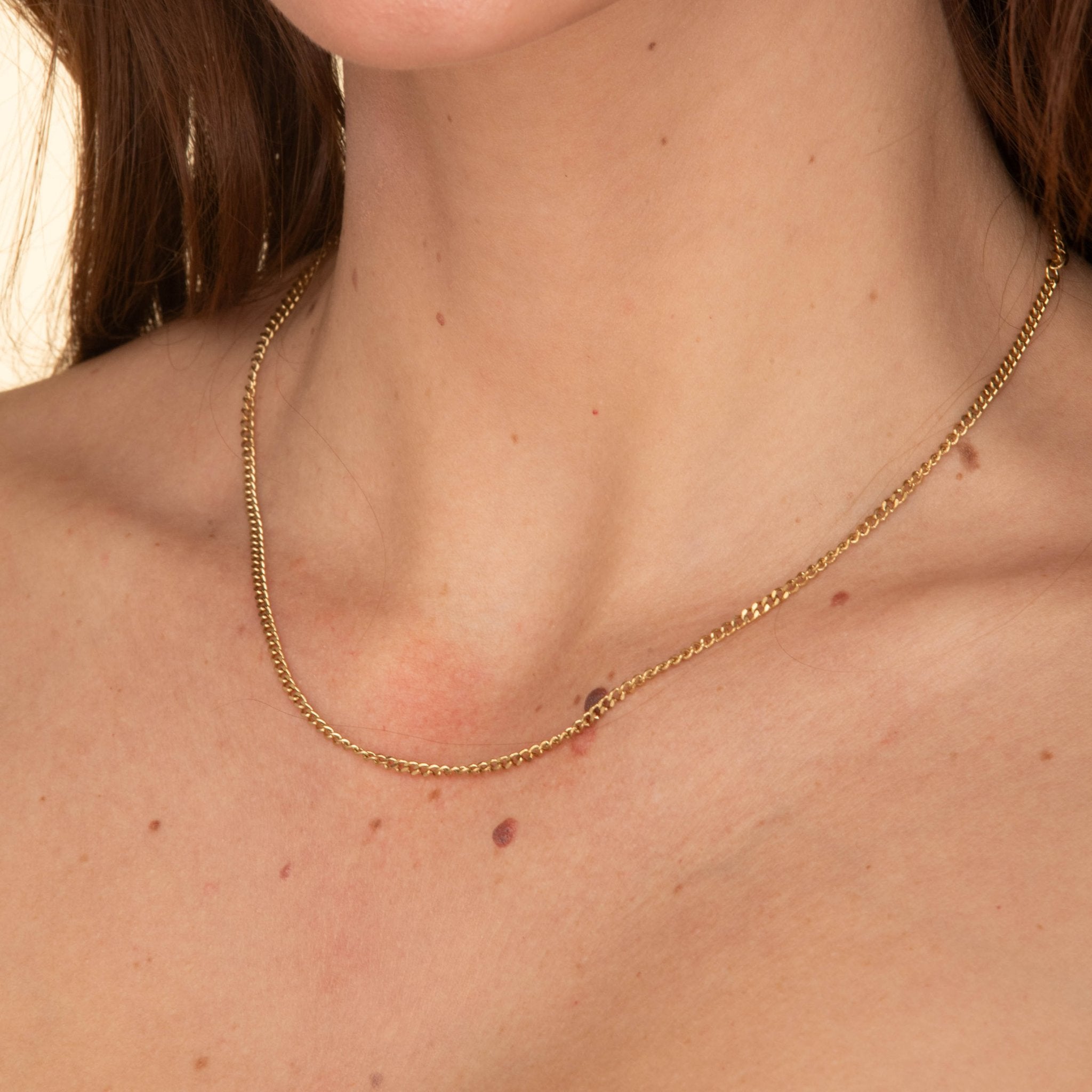 2mm Cuban Chain Necklace - Camile & Stone