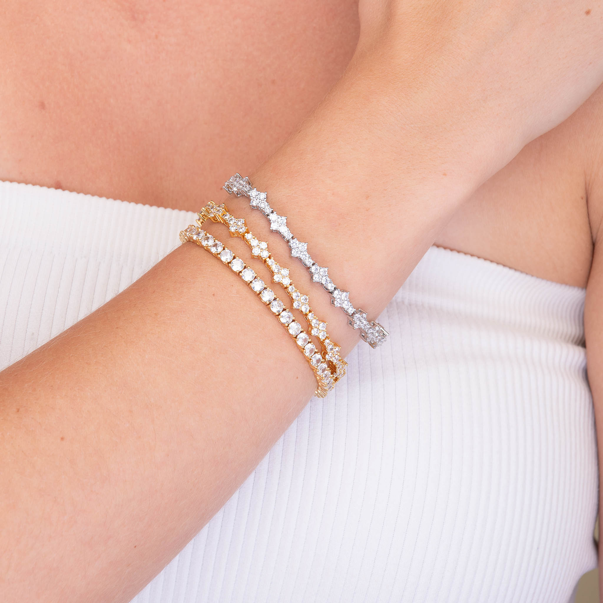 4mm Tennis Chain Unisex Bracelet - Camile & Stone