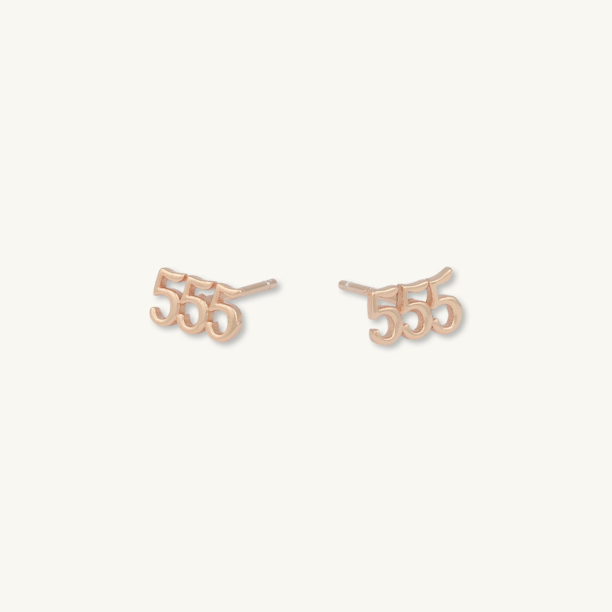 555 Angel Number Earrings - Camile & Stone