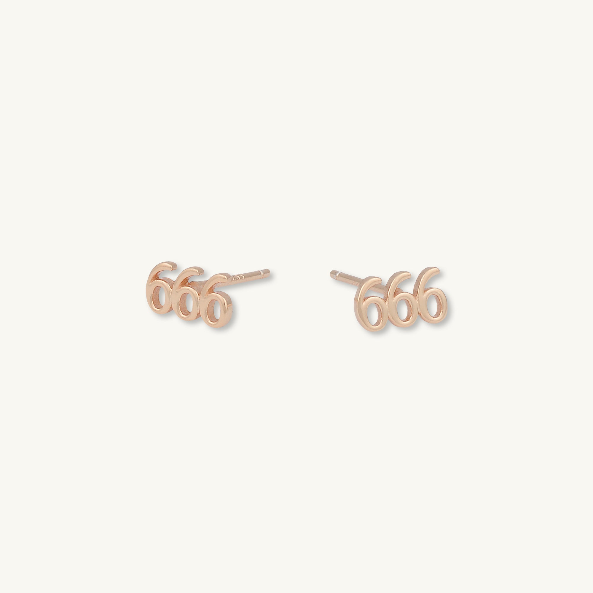 666 Angel Number Earrings - Camile & Stone