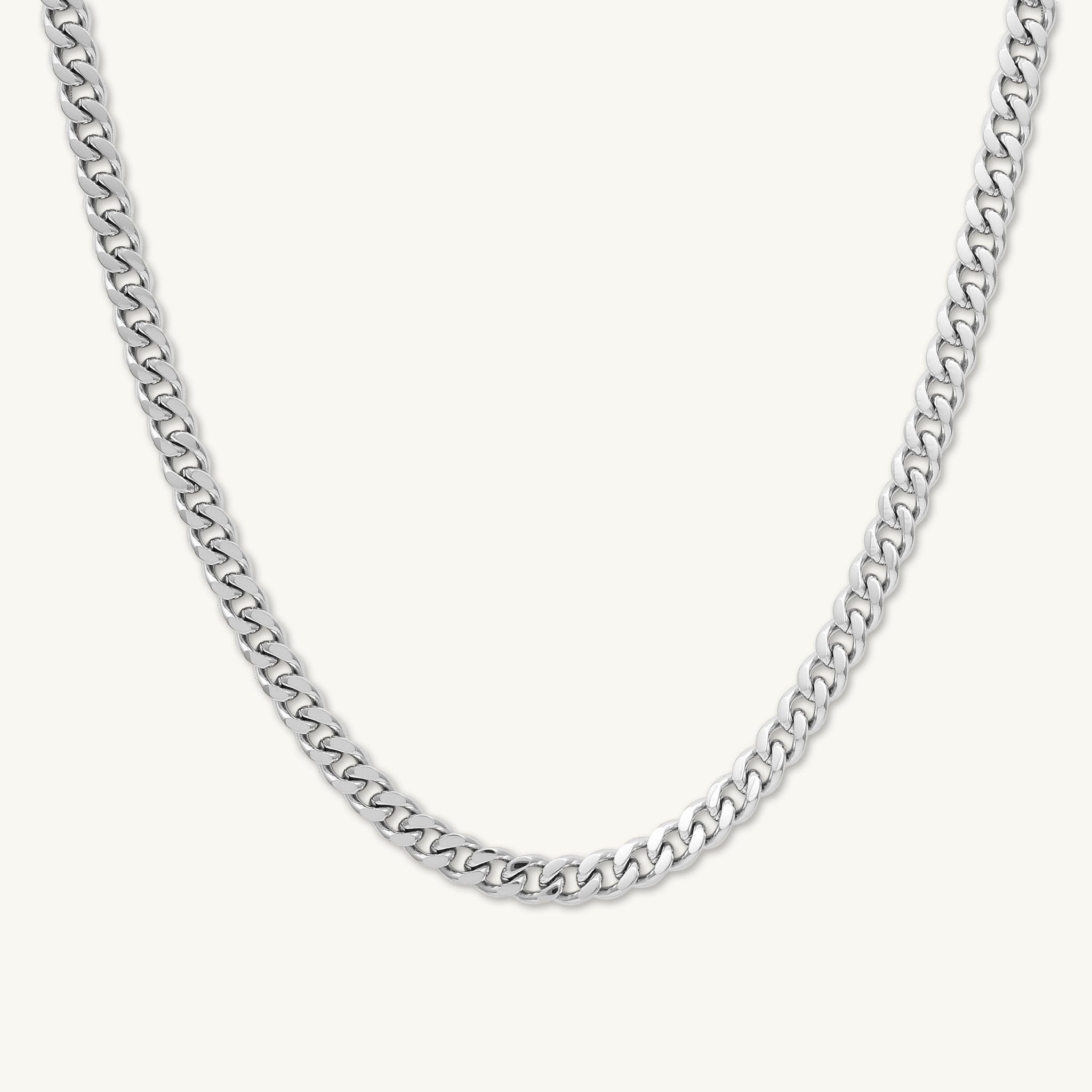 6mm Cuban Chain Necklace - Camile & Stone