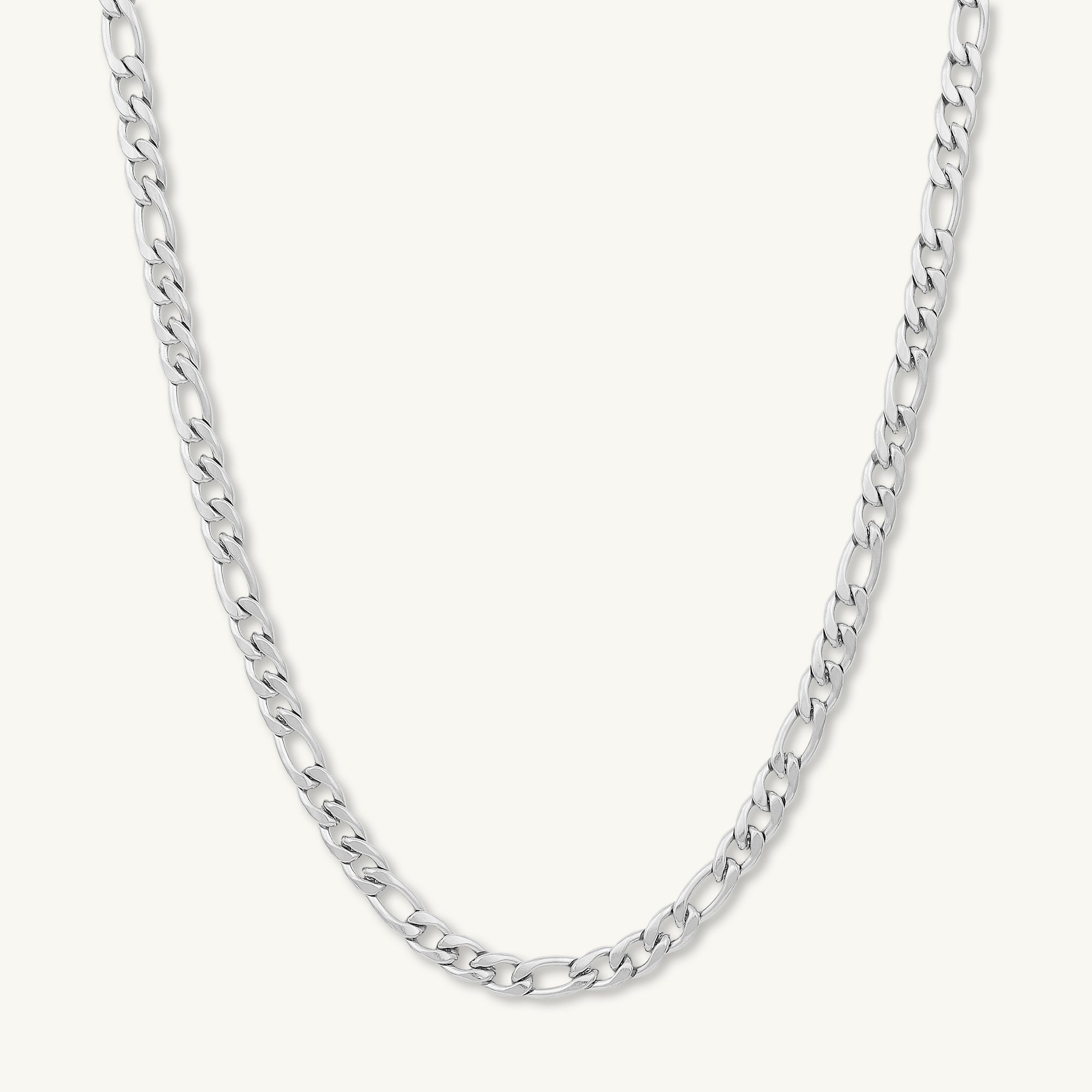6mm Figaro Chain Necklace - Camile & Stone