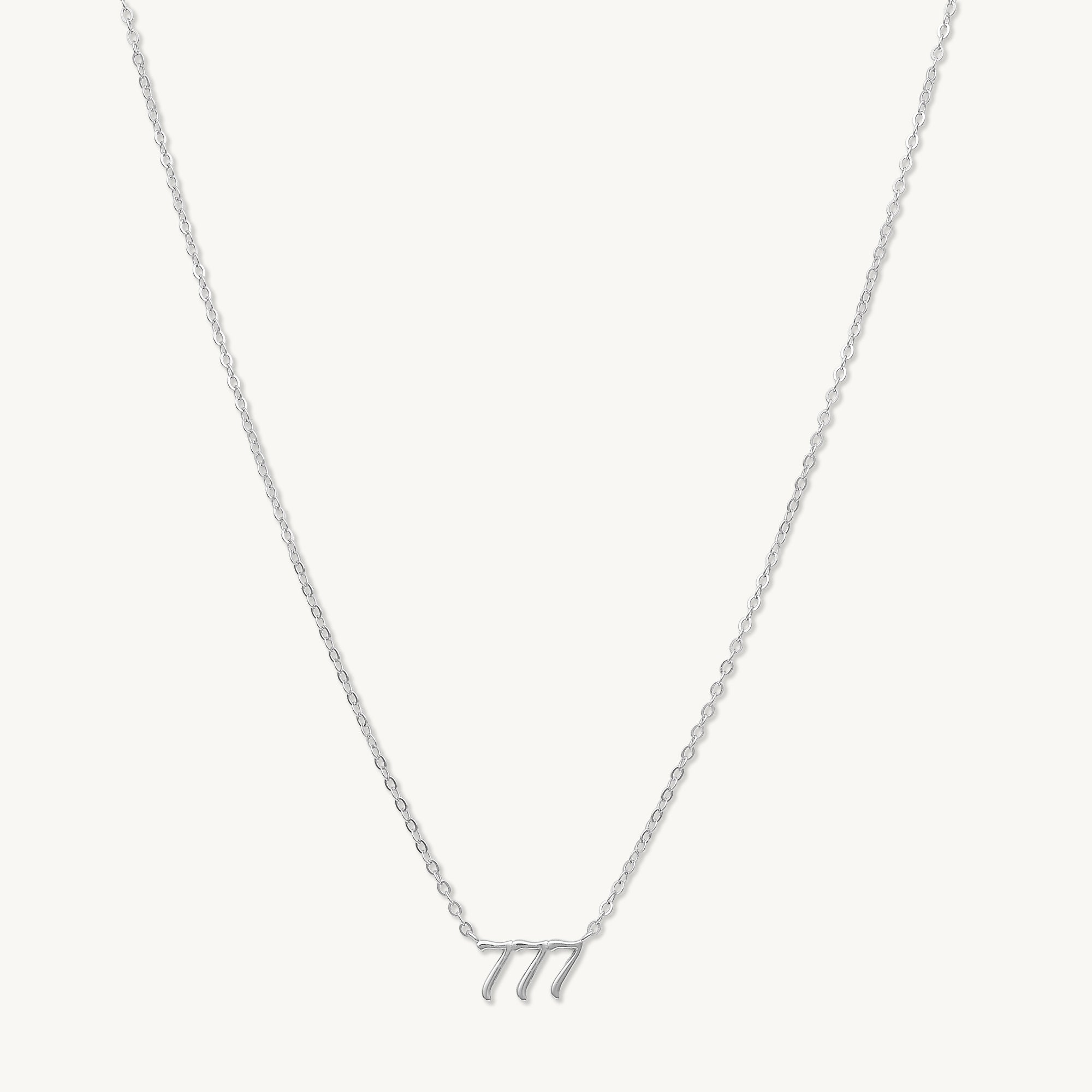 777 Angel Number Pendant Necklace - Camile & Stone