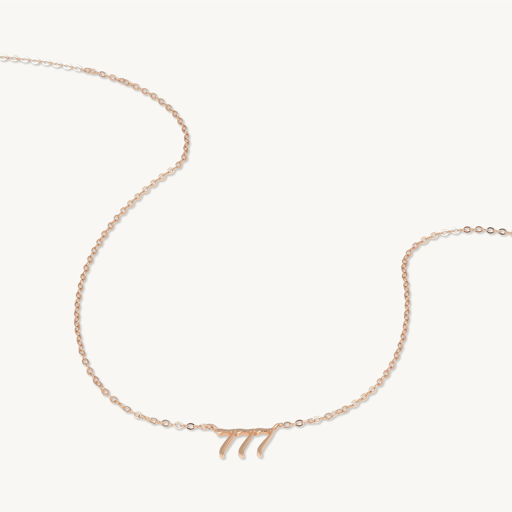 777 Angel Number Pendant Necklace - Camile & Stone