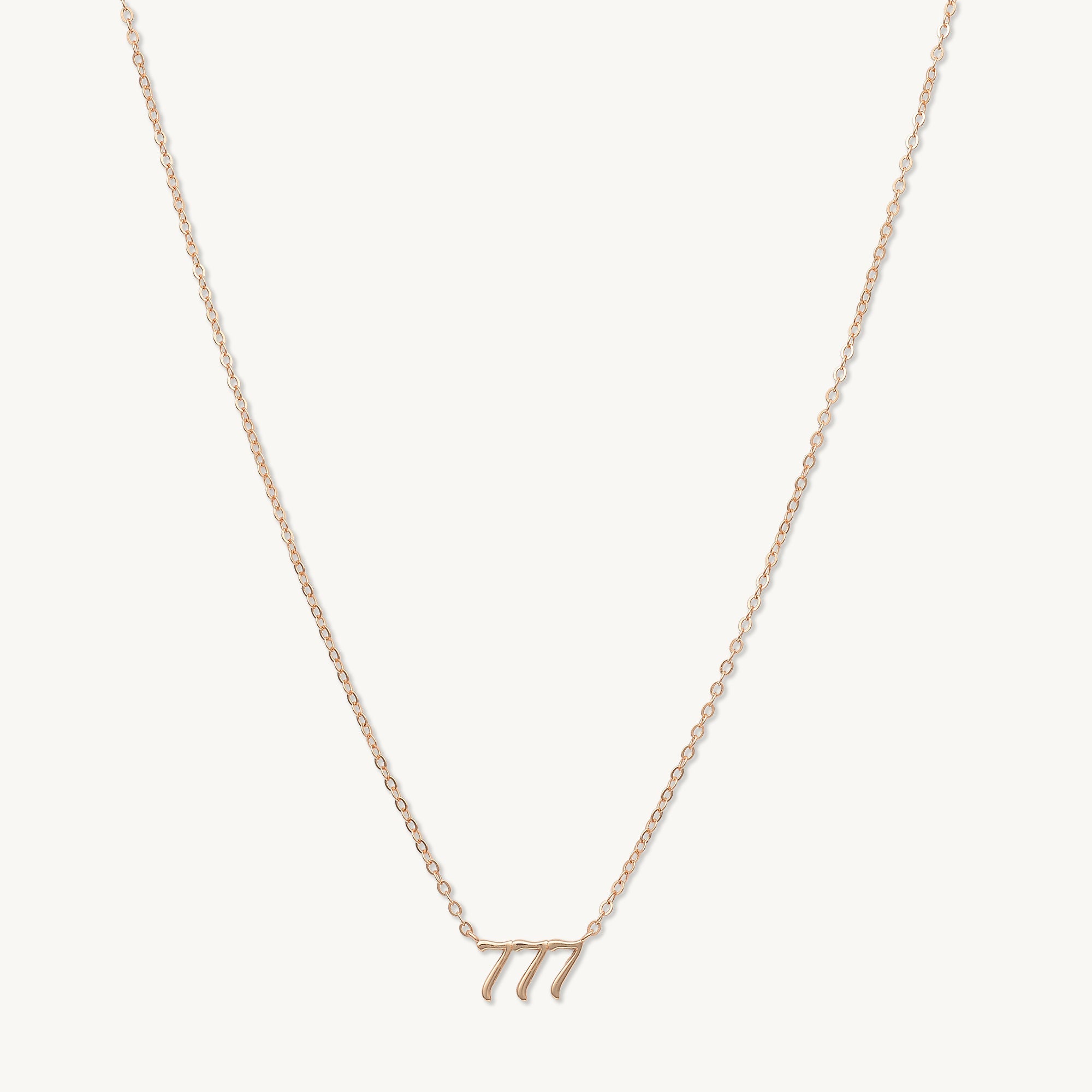 777 Angel Number Pendant Necklace - Camile & Stone