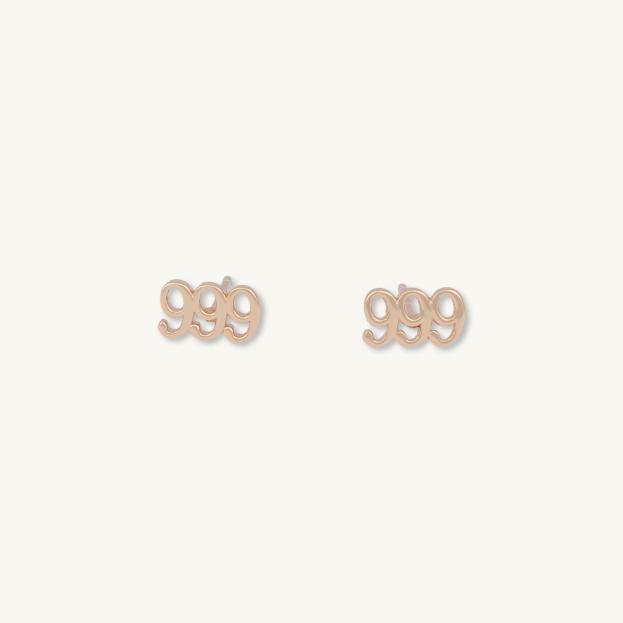 999 Angel Number Earrings - Camile & Stone