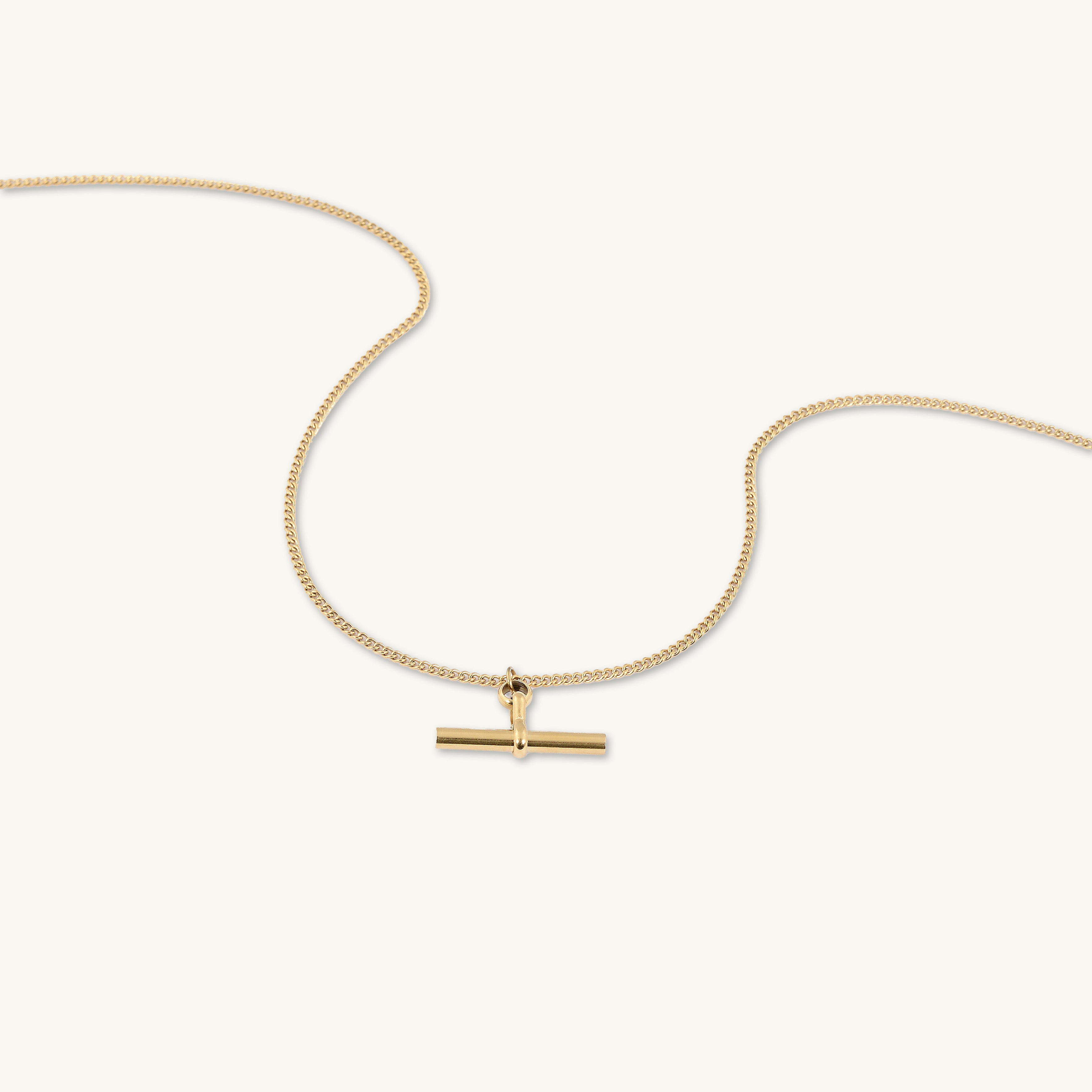 T Bar Cuban Necklace