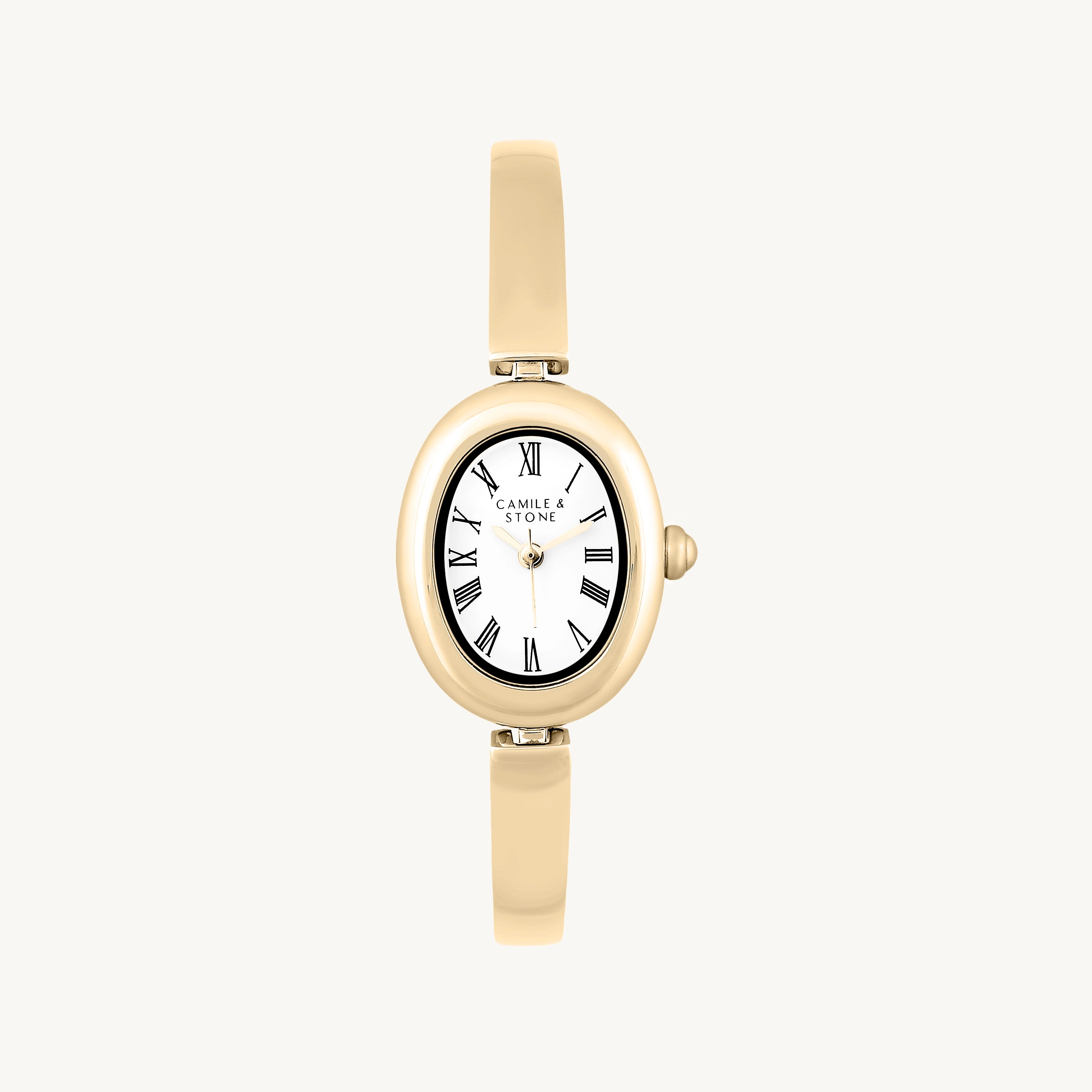 Audrey Oval Watch | Gold