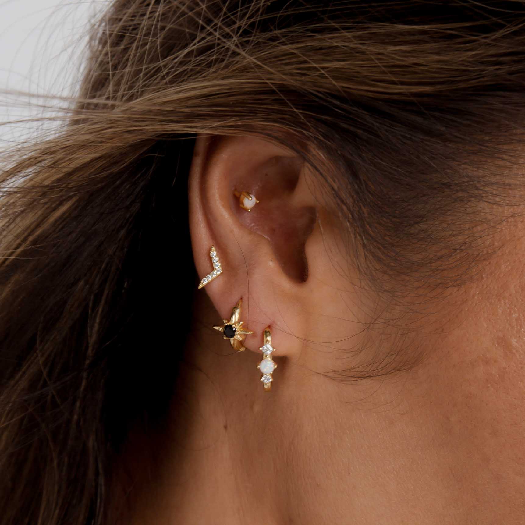 Accelerate Sapphire Stud Earrings - Camile & Stone