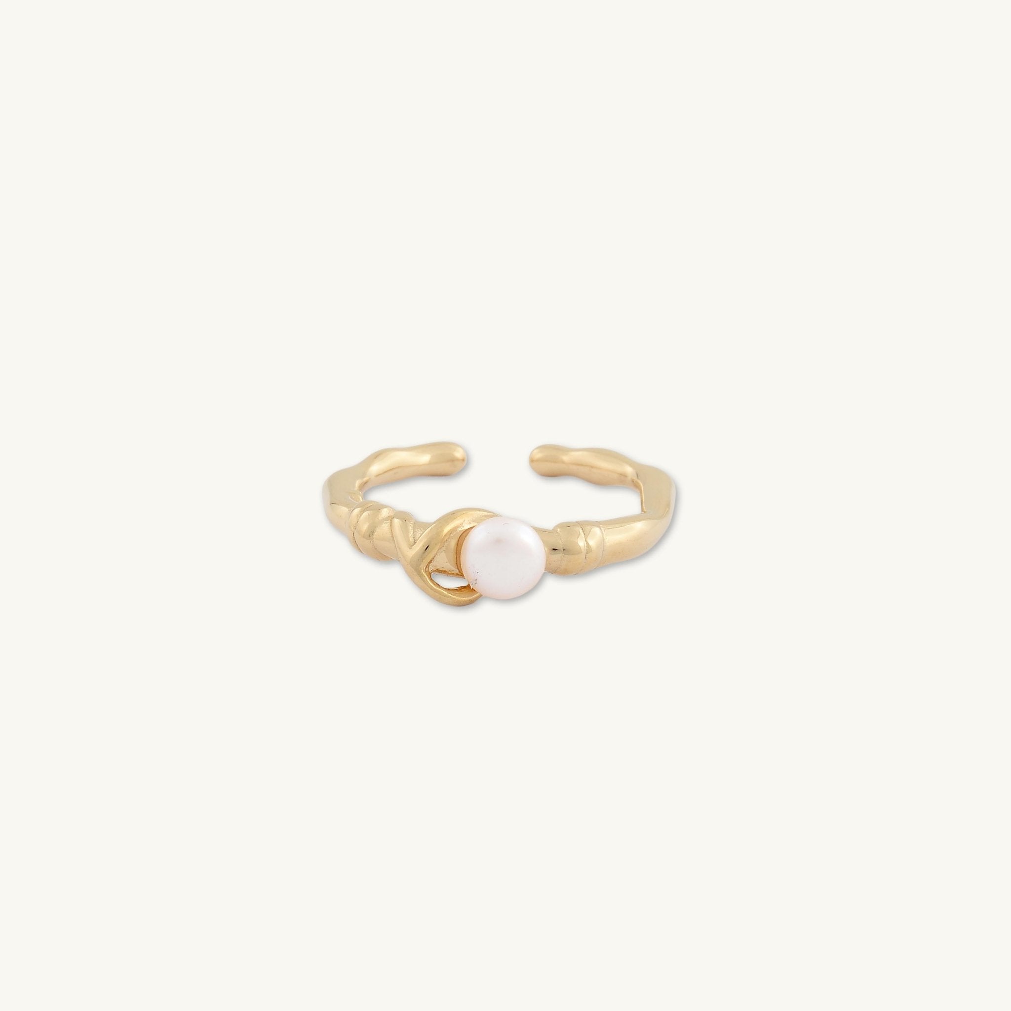 Aspen Pearl Open Ring - Camile & Stone