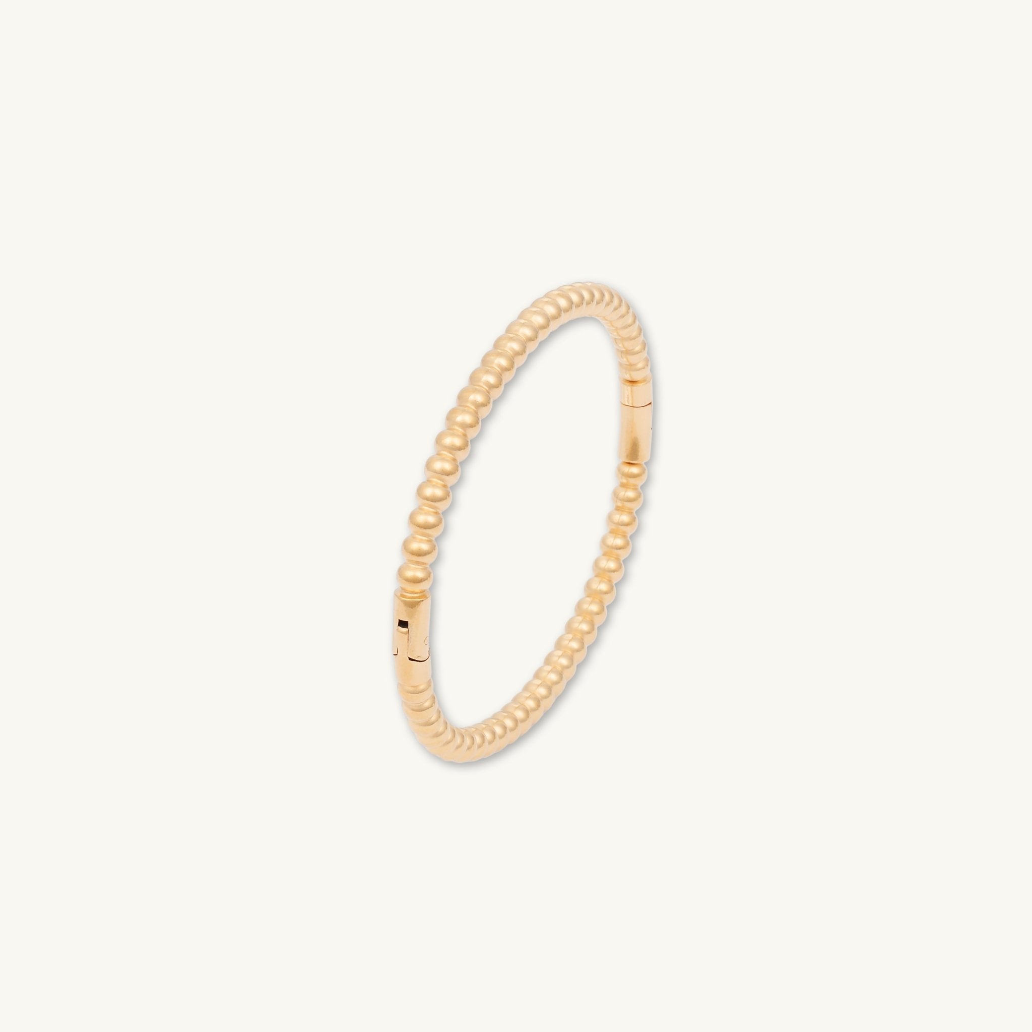 Ball Hinged Bangle Bracelet - Camile & Stone