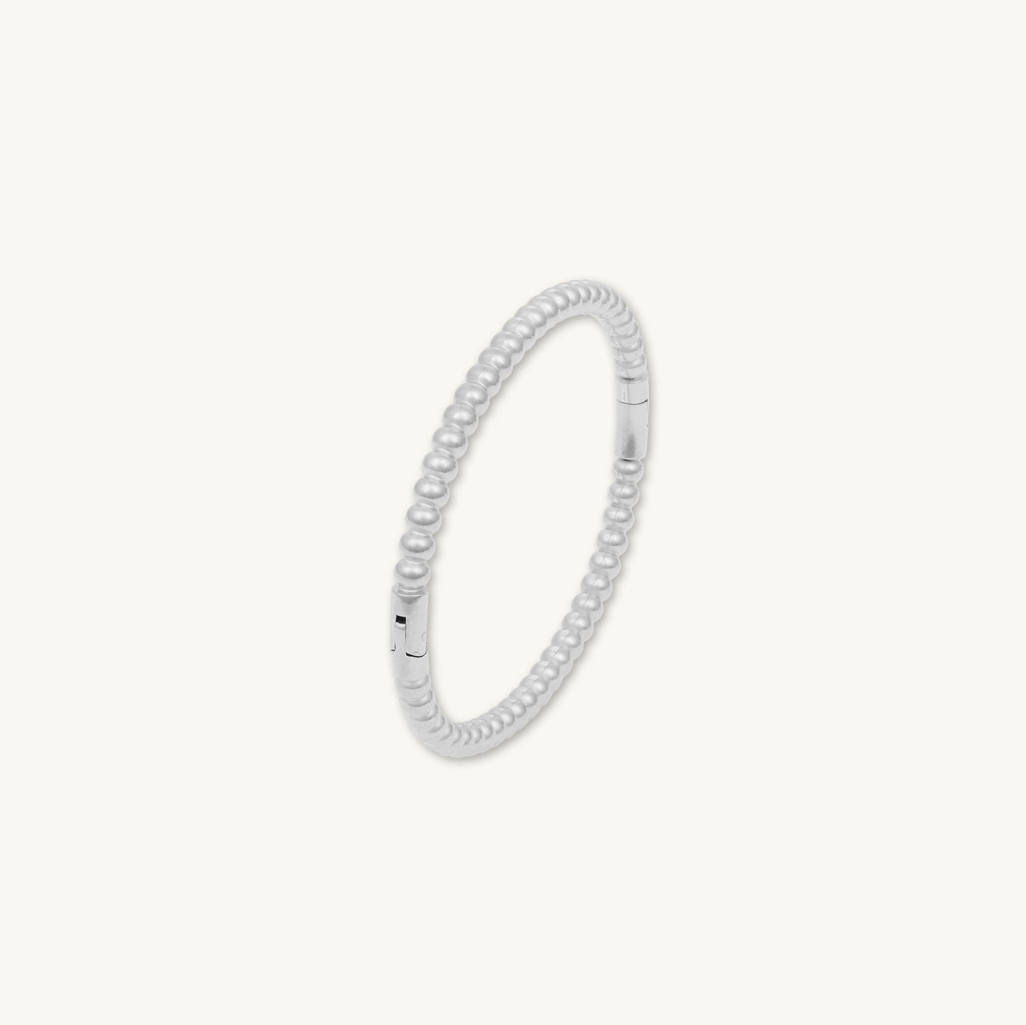 Ball Hinged Bangle Bracelet - Camile & Stone