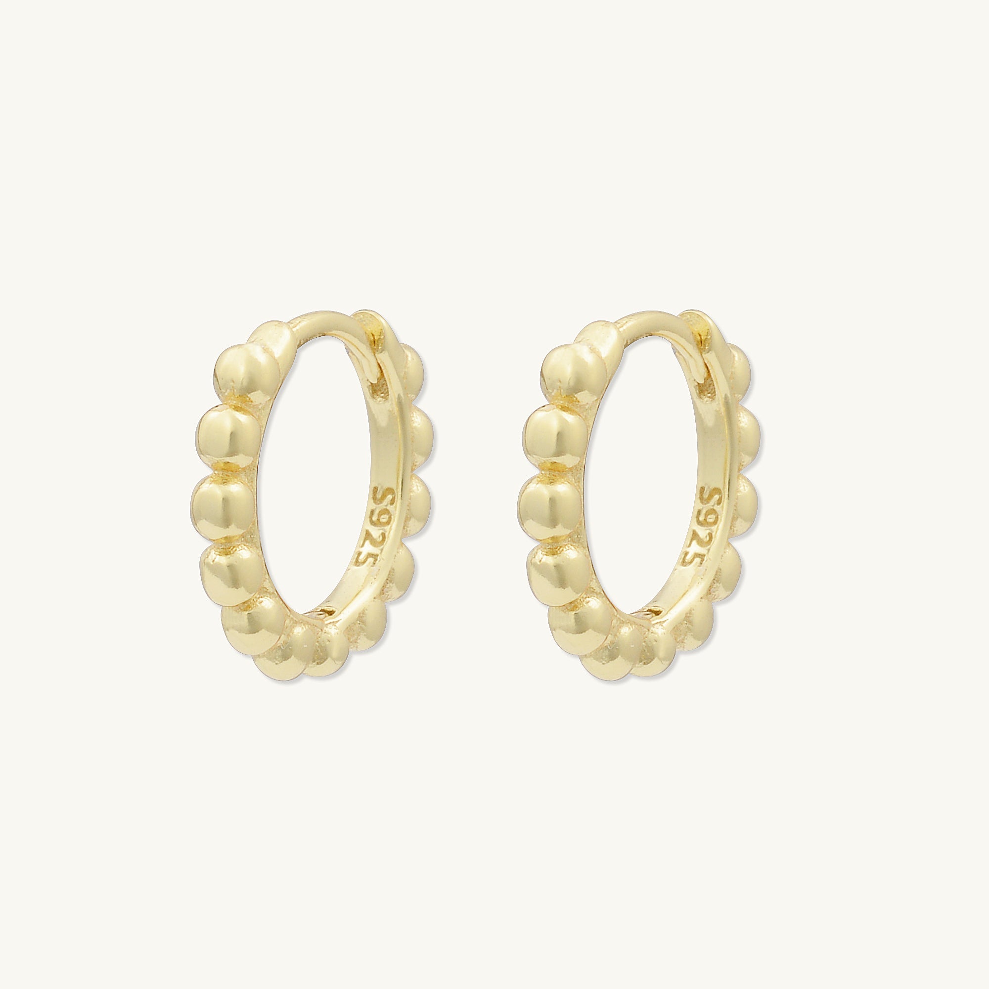Ball Hoop Huggie Earrings - Camile & Stone