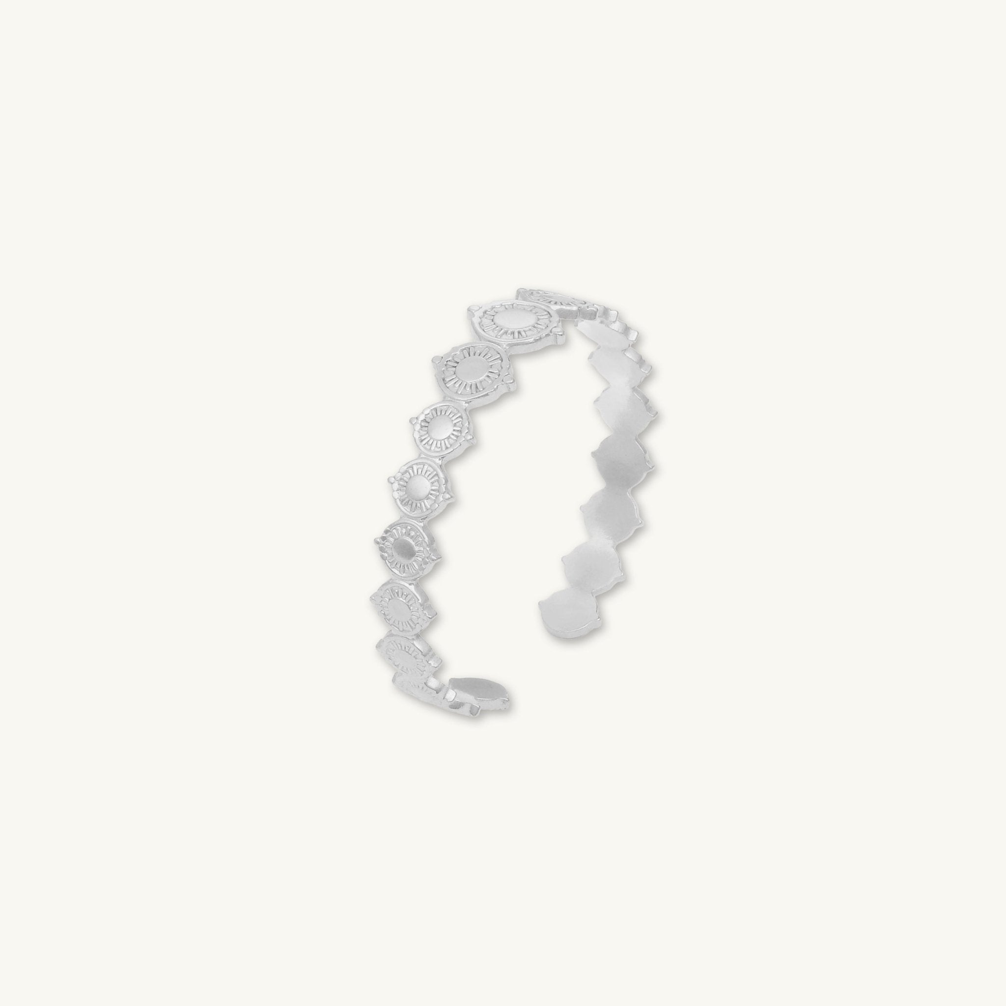 Bohemian Sun Open Cuff Bangle - Camile & Stone