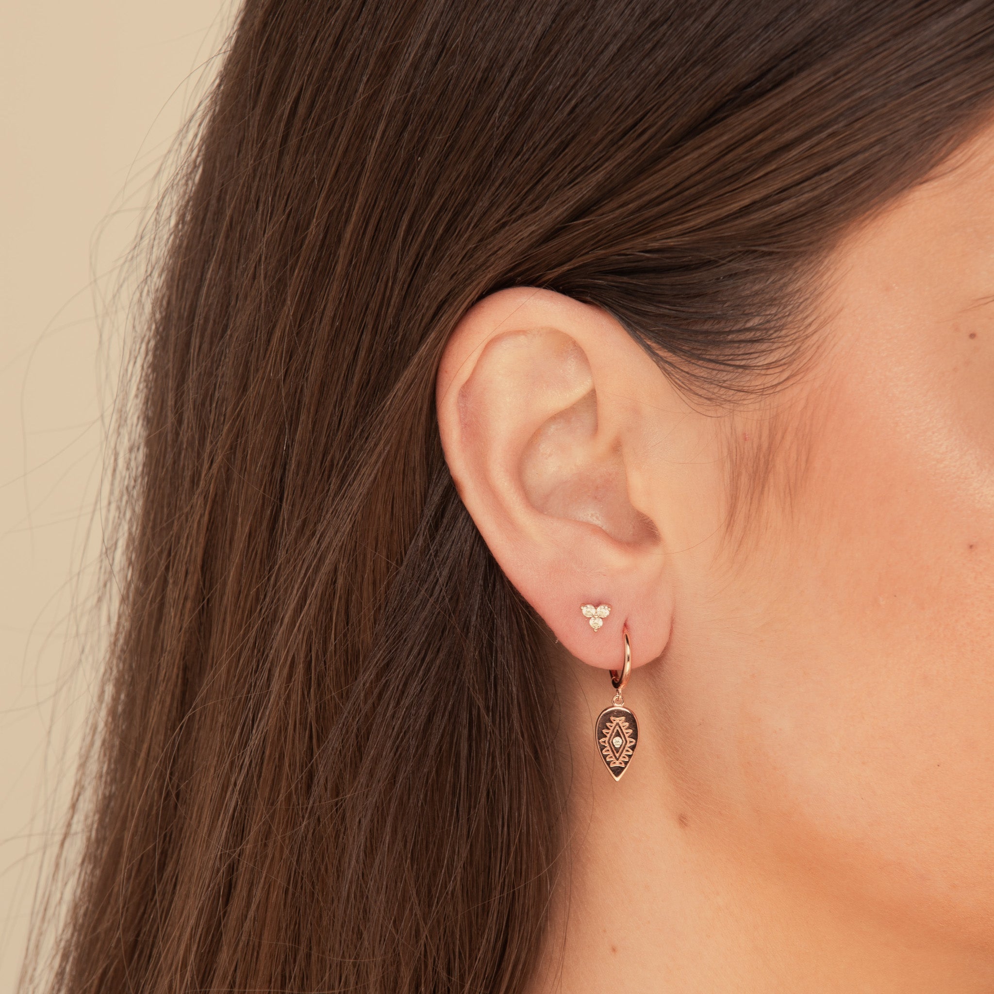 Boho Evil Eye Hoop Earrings - Camile & Stone