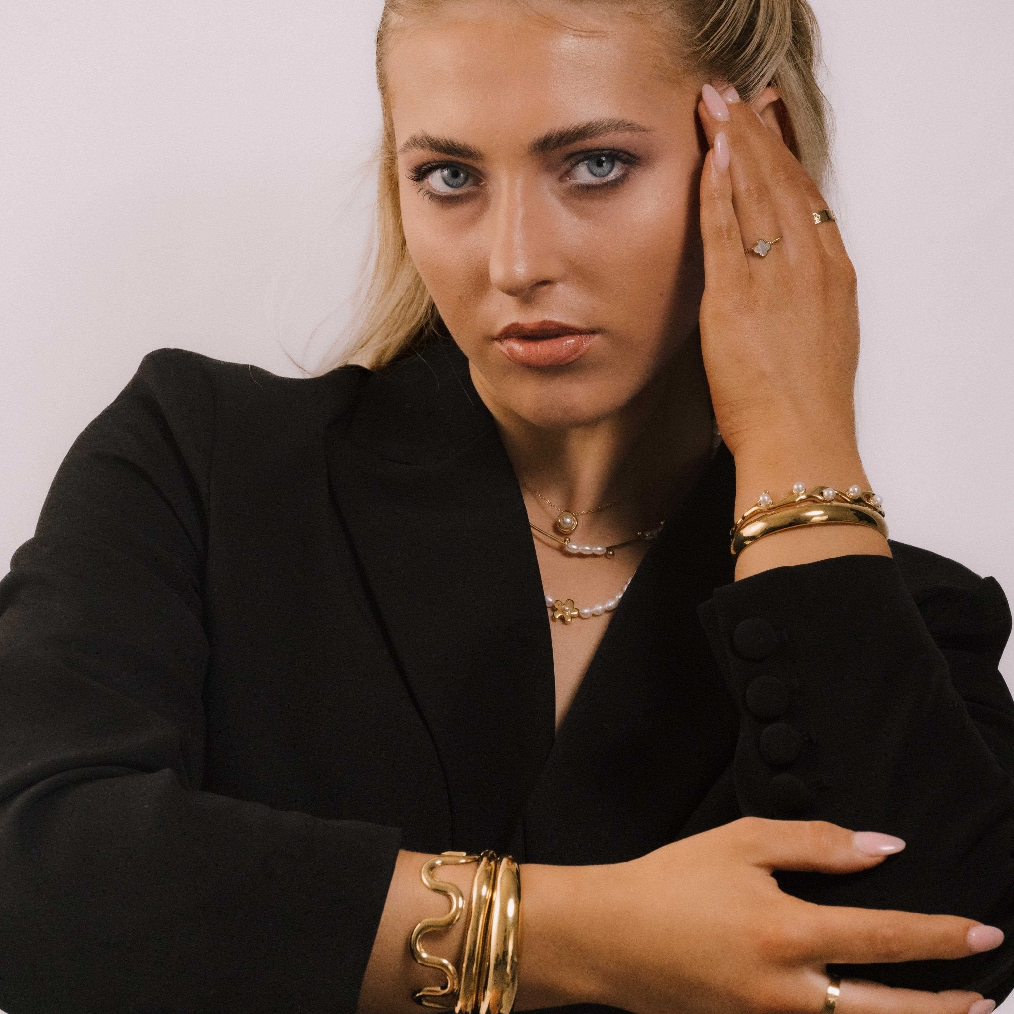 Boho Tide Open Cuff Bangle - Camile & Stone