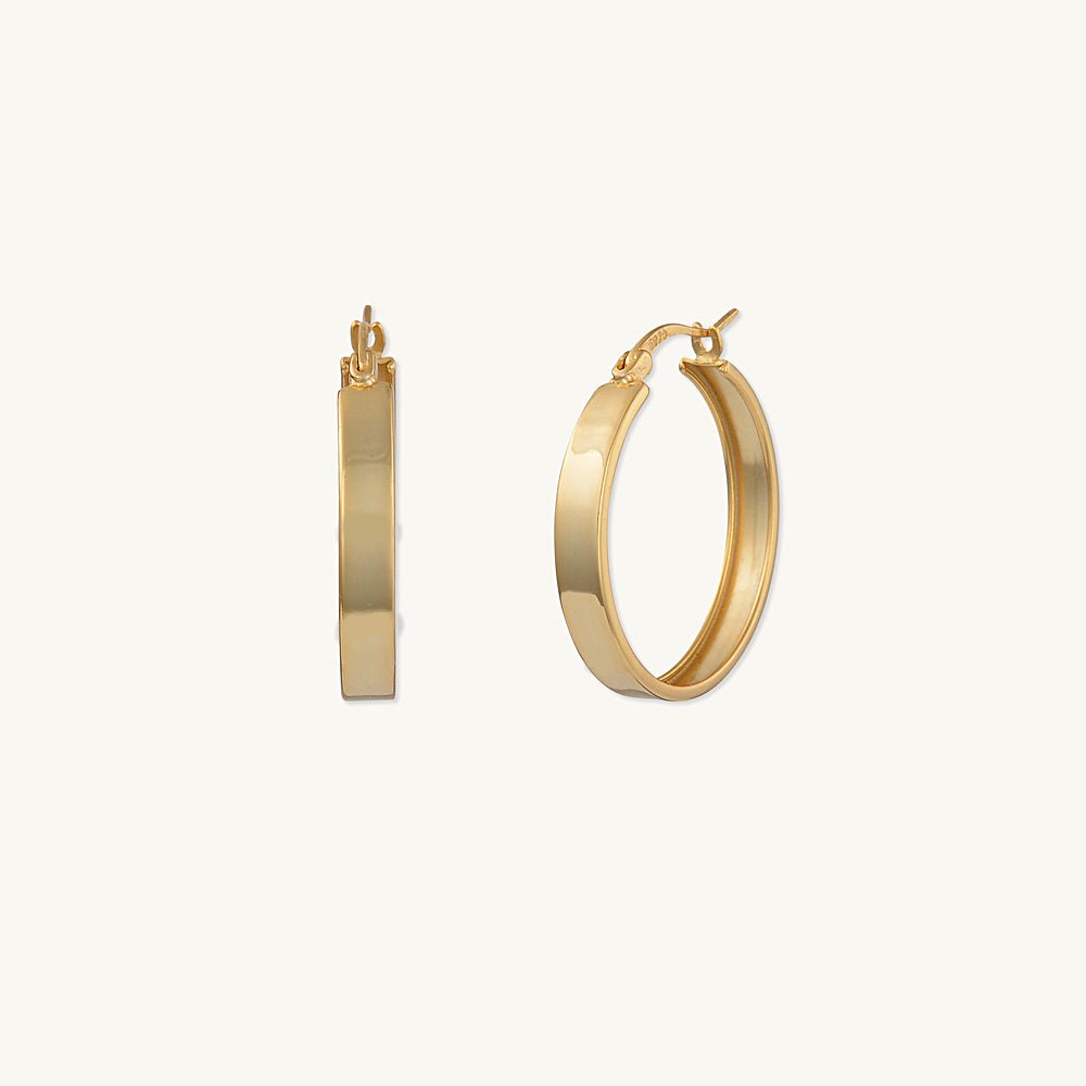 Bold Large Hoop Earrings - Camile & Stone