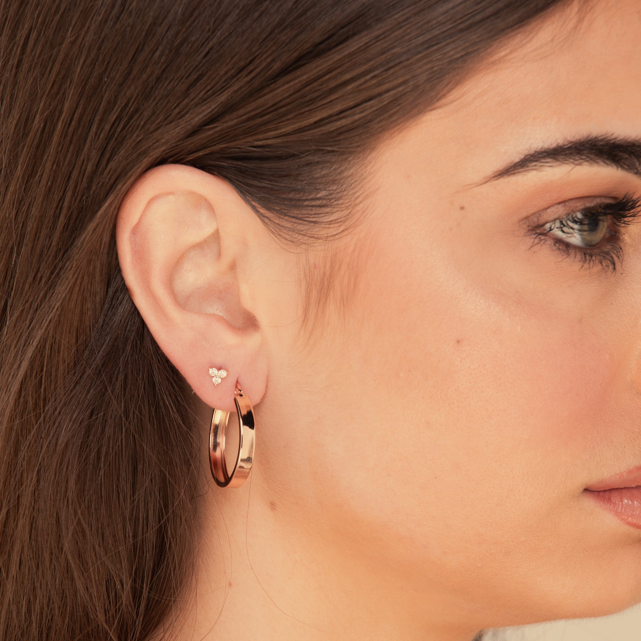 Bold Large Hoop Earrings - Camile & Stone