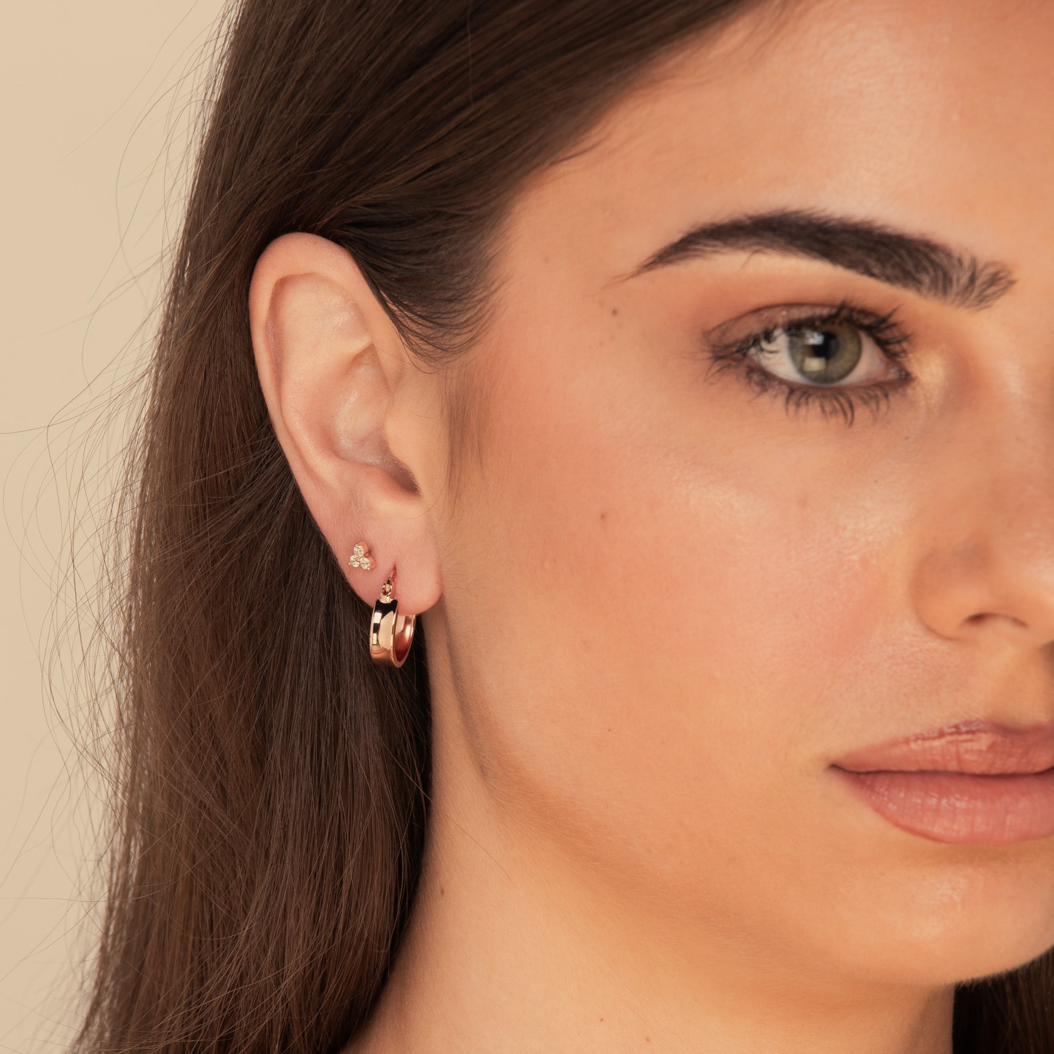 Bold Small Hoop Earrings - Camile & Stone