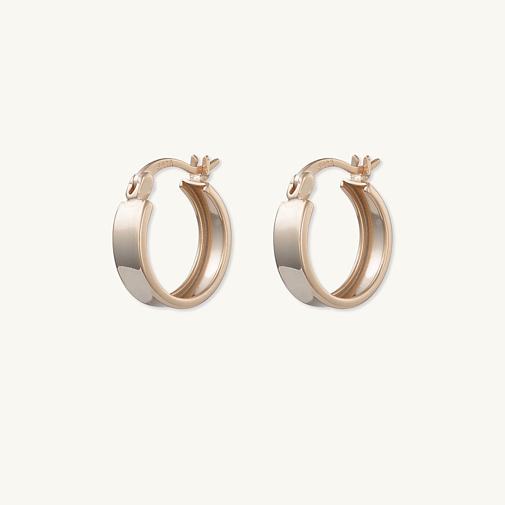 Bold Small Hoop Earrings - Camile & Stone