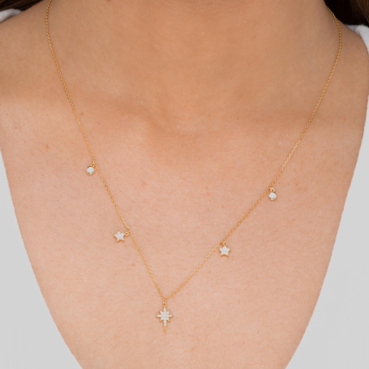 Bright North Star Sapphire Necklace - Camile & Stone