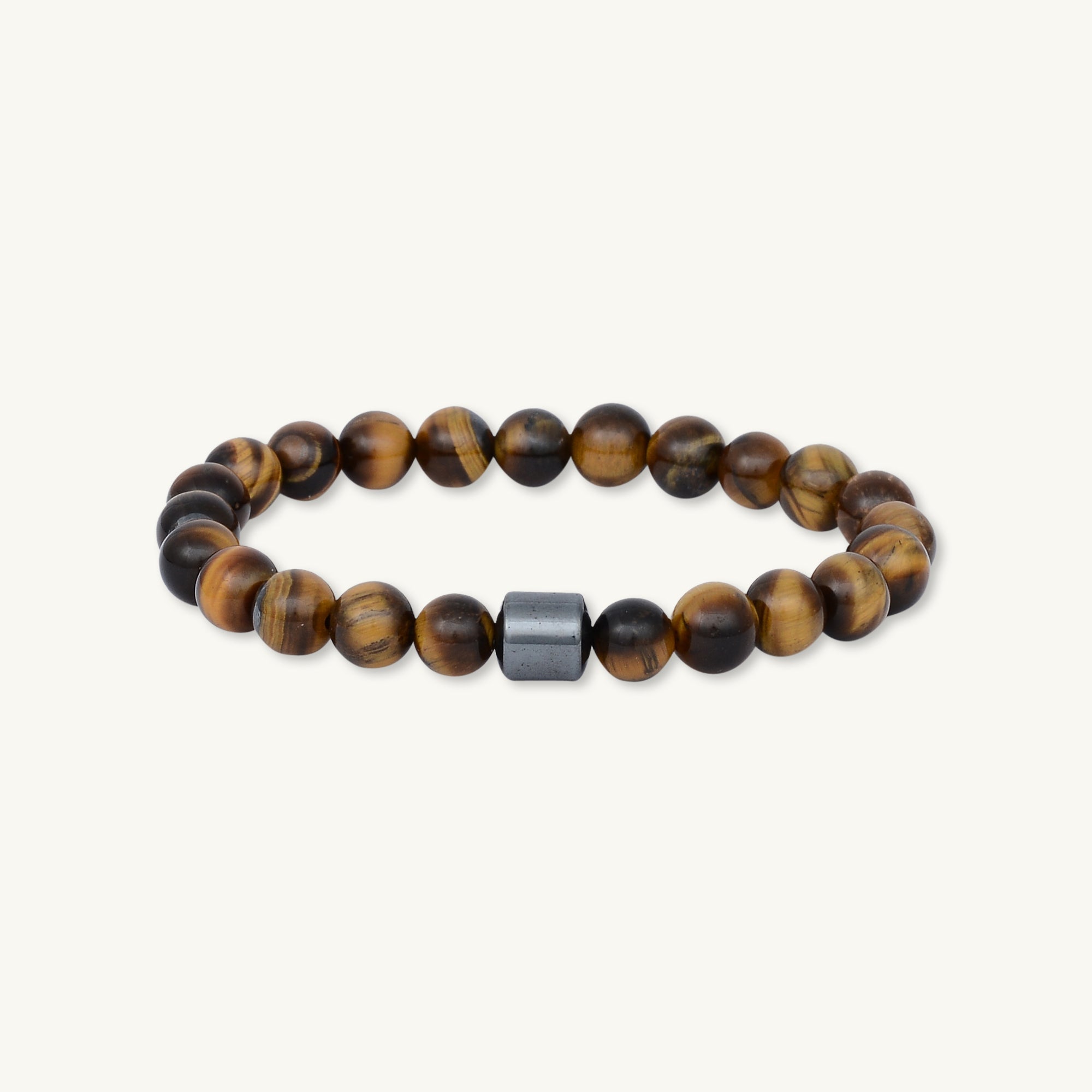 Brown Tiger Eye Beaded Bracelet - Camile & Stone