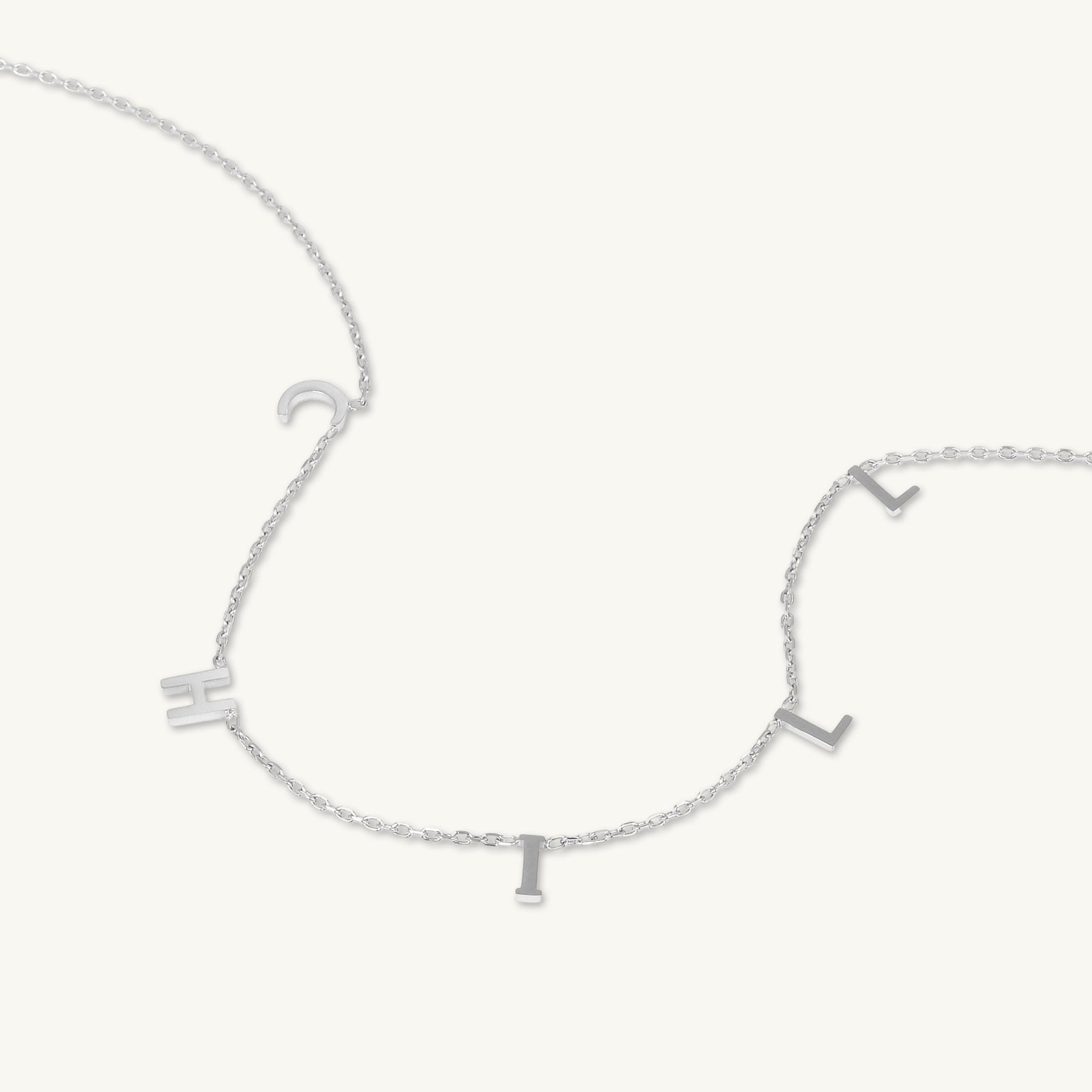 CHILL Letter Chain Necklace - Camile & Stone