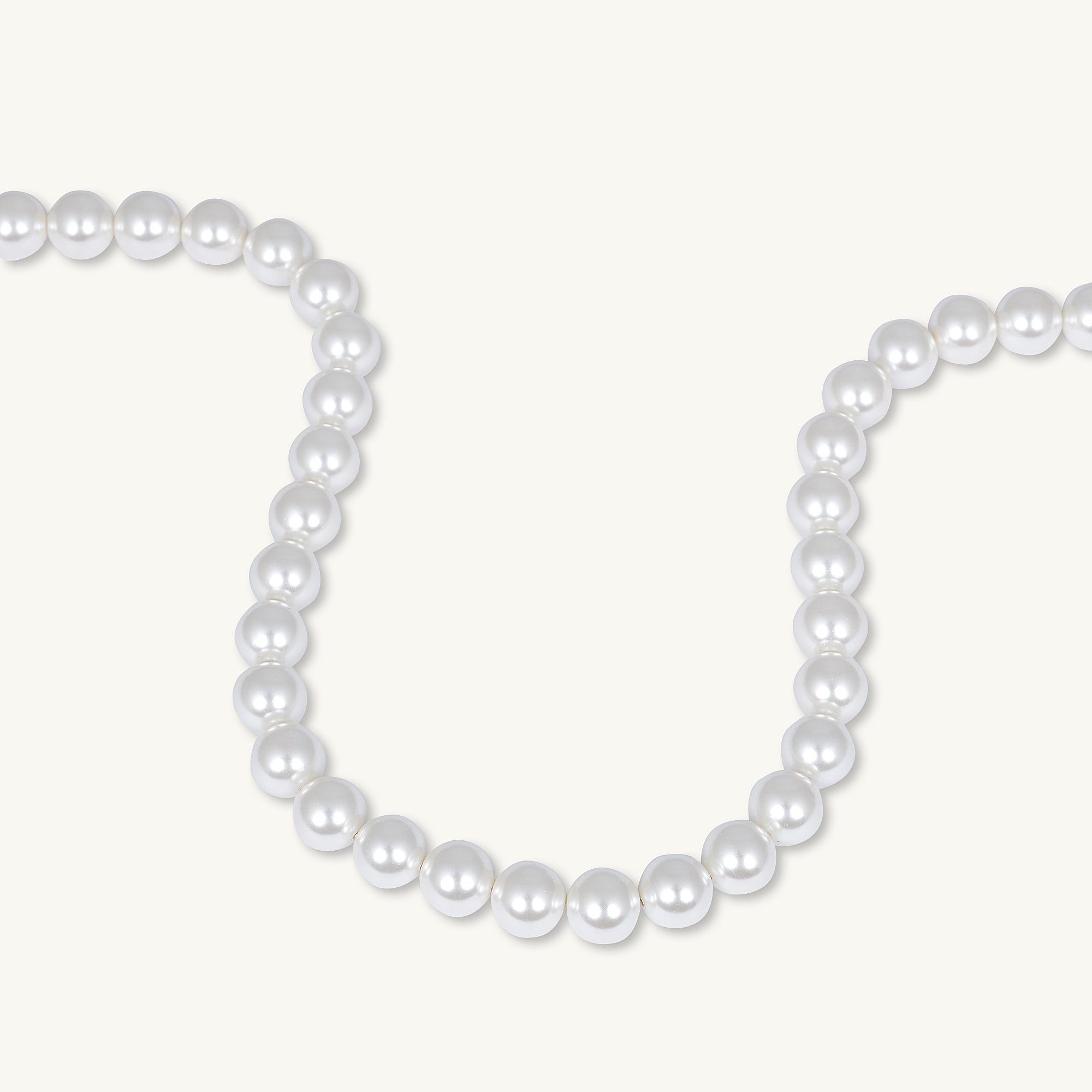 Classic 10mm Round Pearl Necklace - Camile & Stone