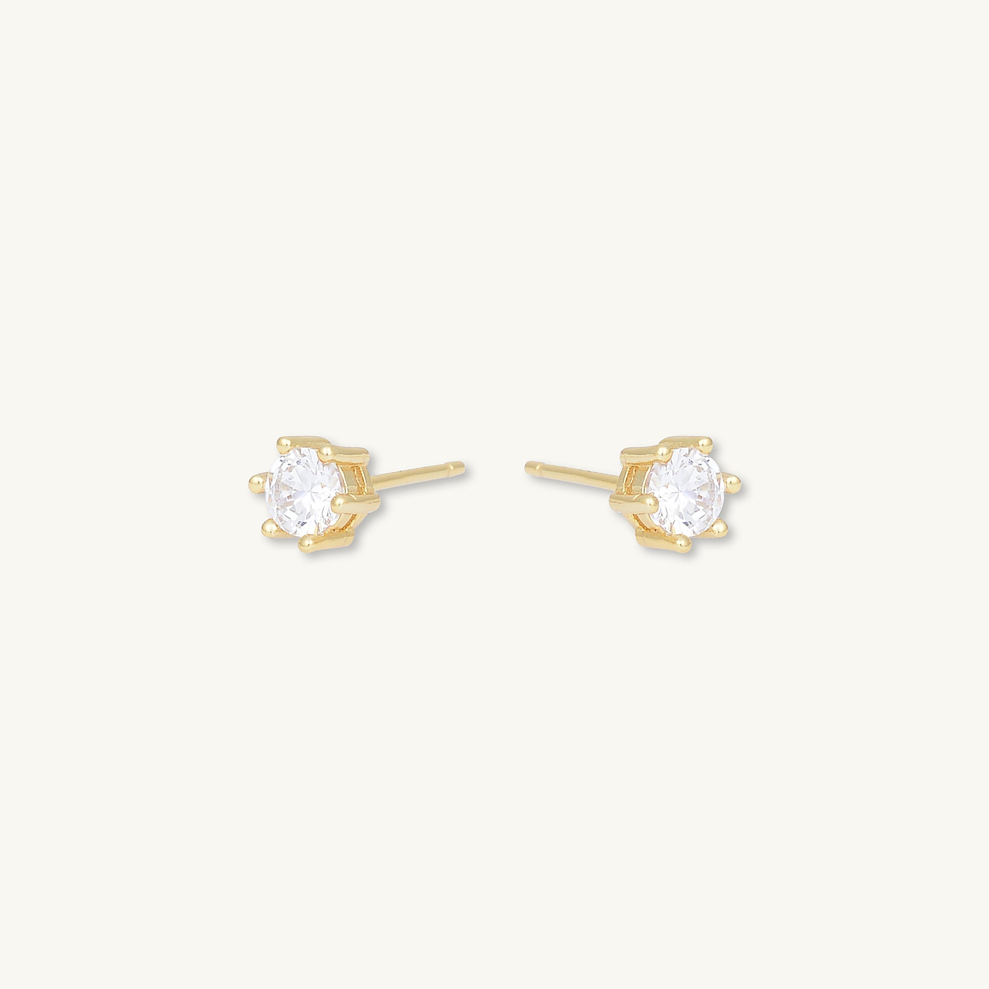 Classic 6 Claw Sapphire Stud Earrings - Camile & Stone
