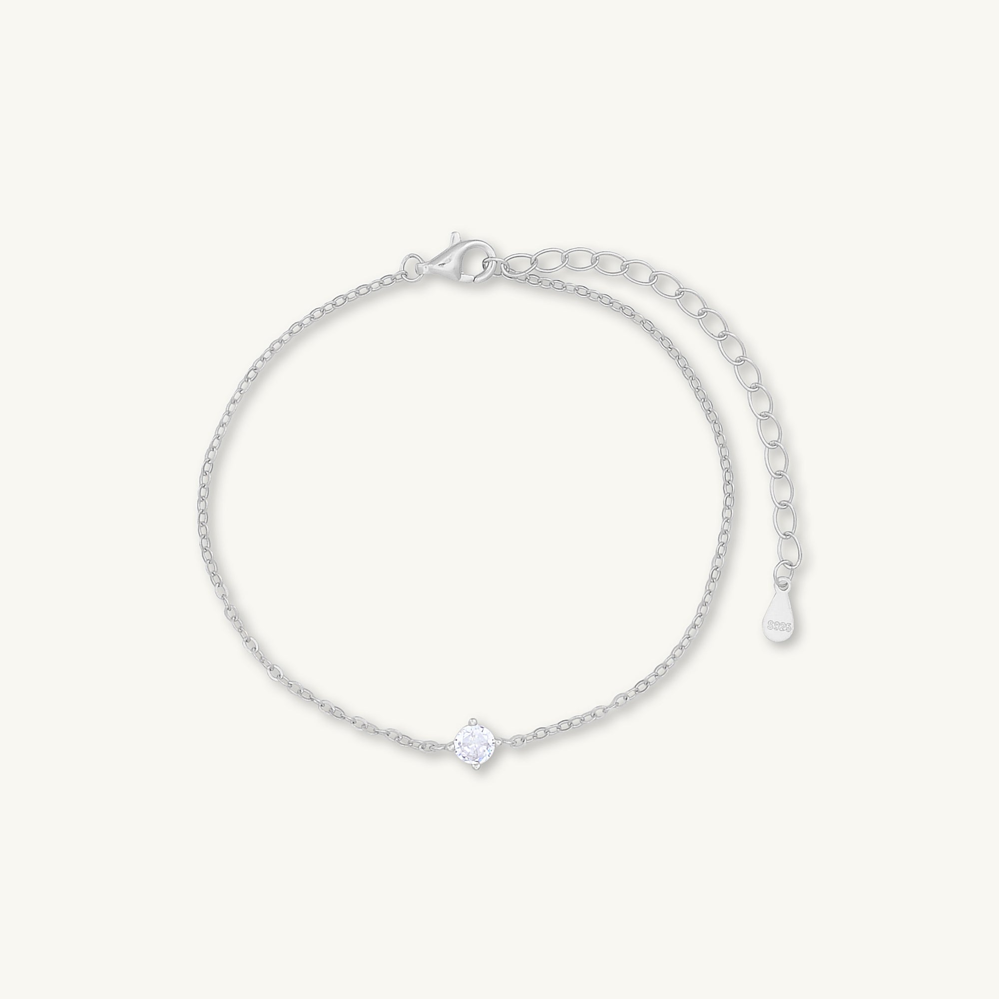 Classic Birthstone April Bracelet - Camile & Stone