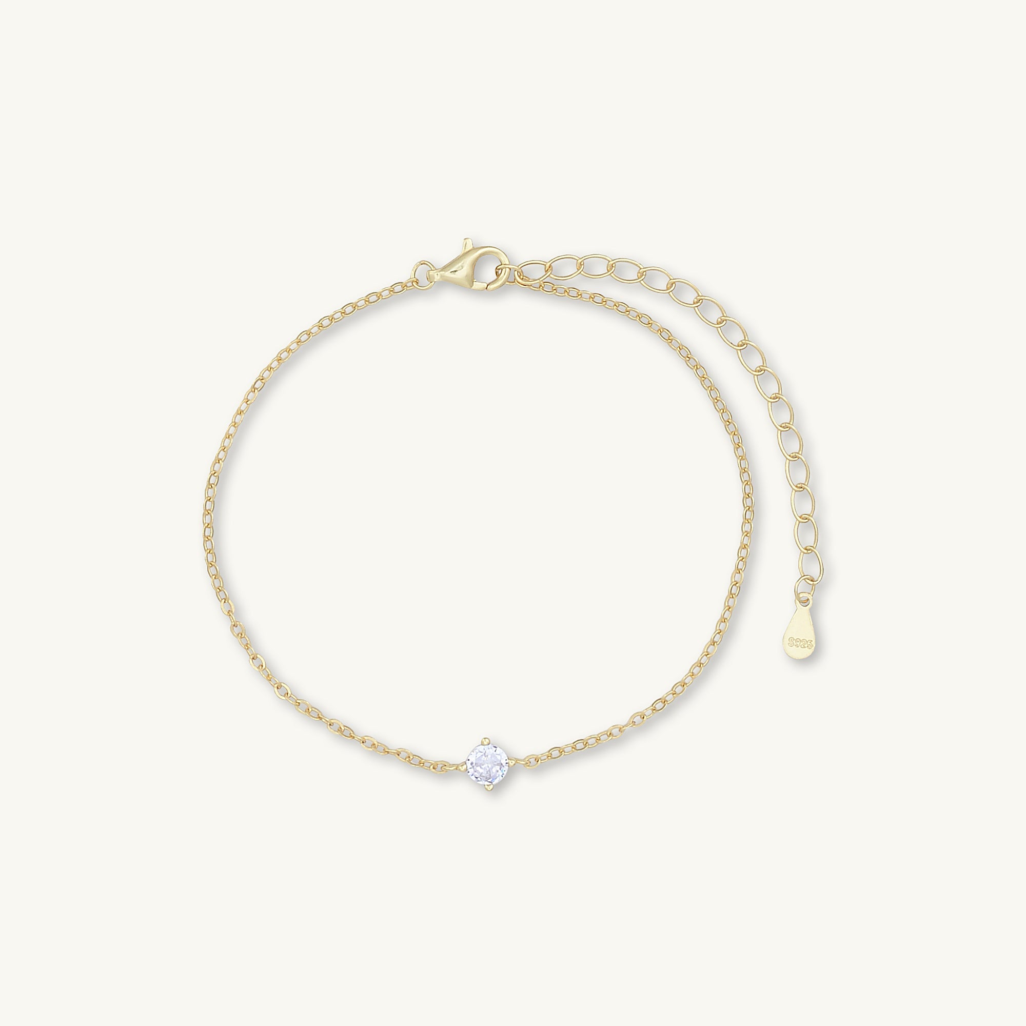 Classic Birthstone April Bracelet - Camile & Stone