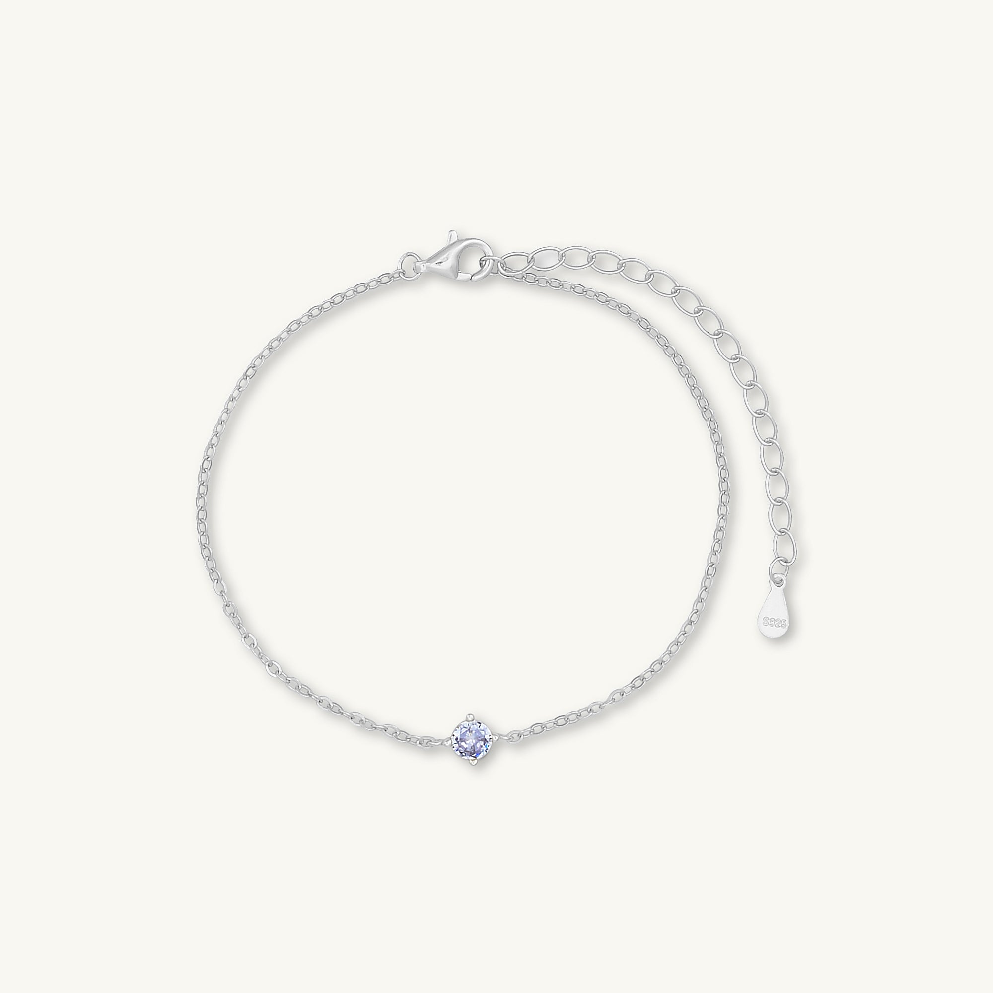 Classic Birthstone Bracelet February - Camile & Stone