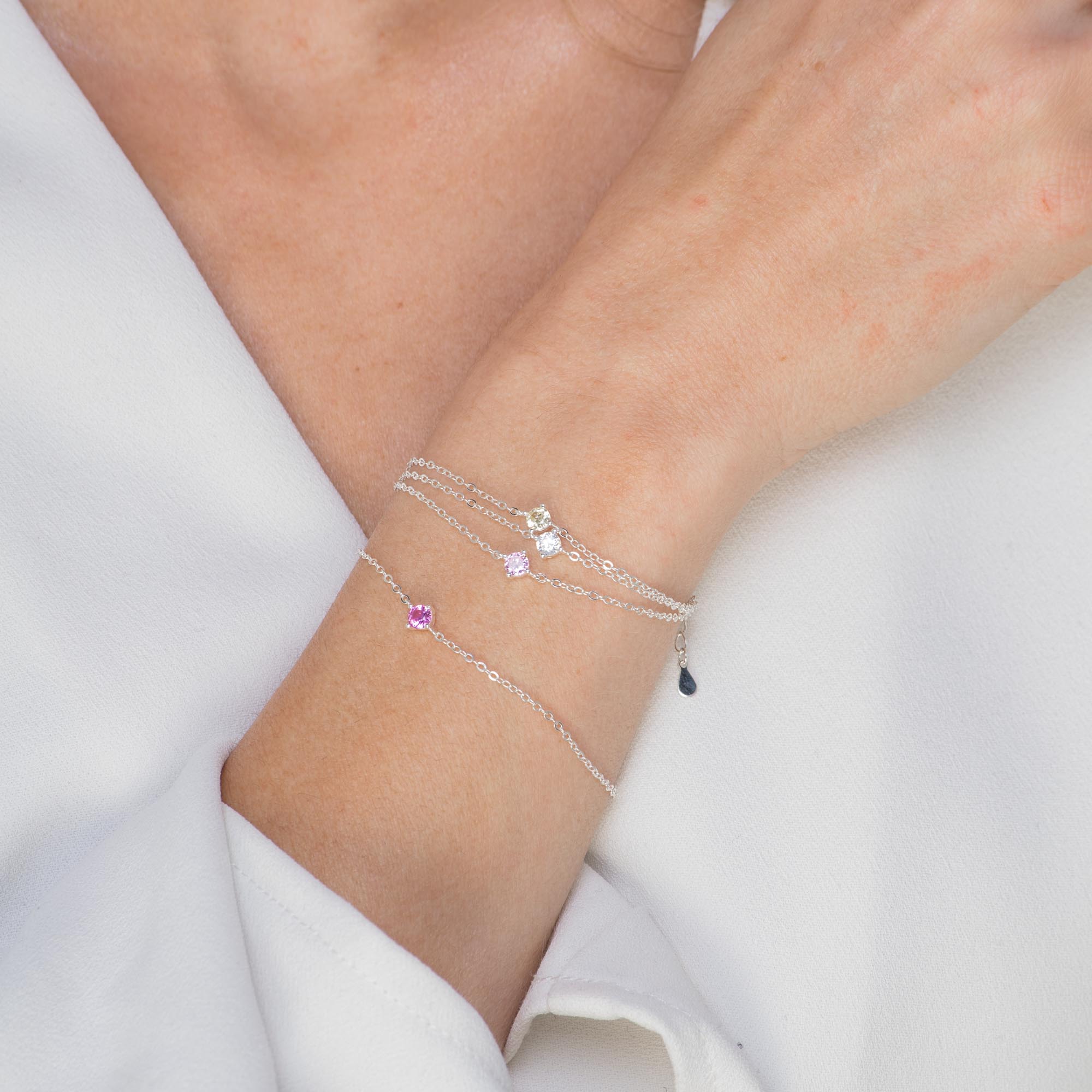 Classic Birthstone Bracelet July - Camile & Stone