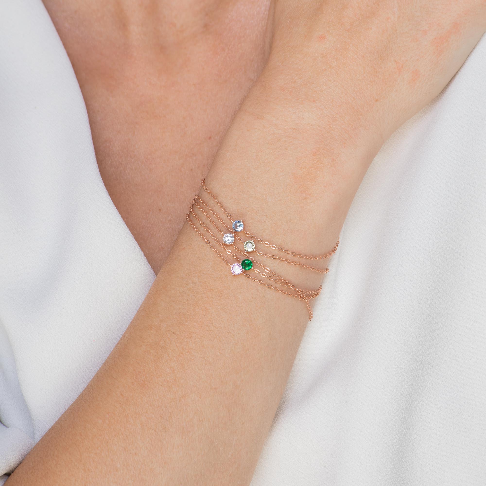 Classic Birthstone Bracelet October - Camile & Stone