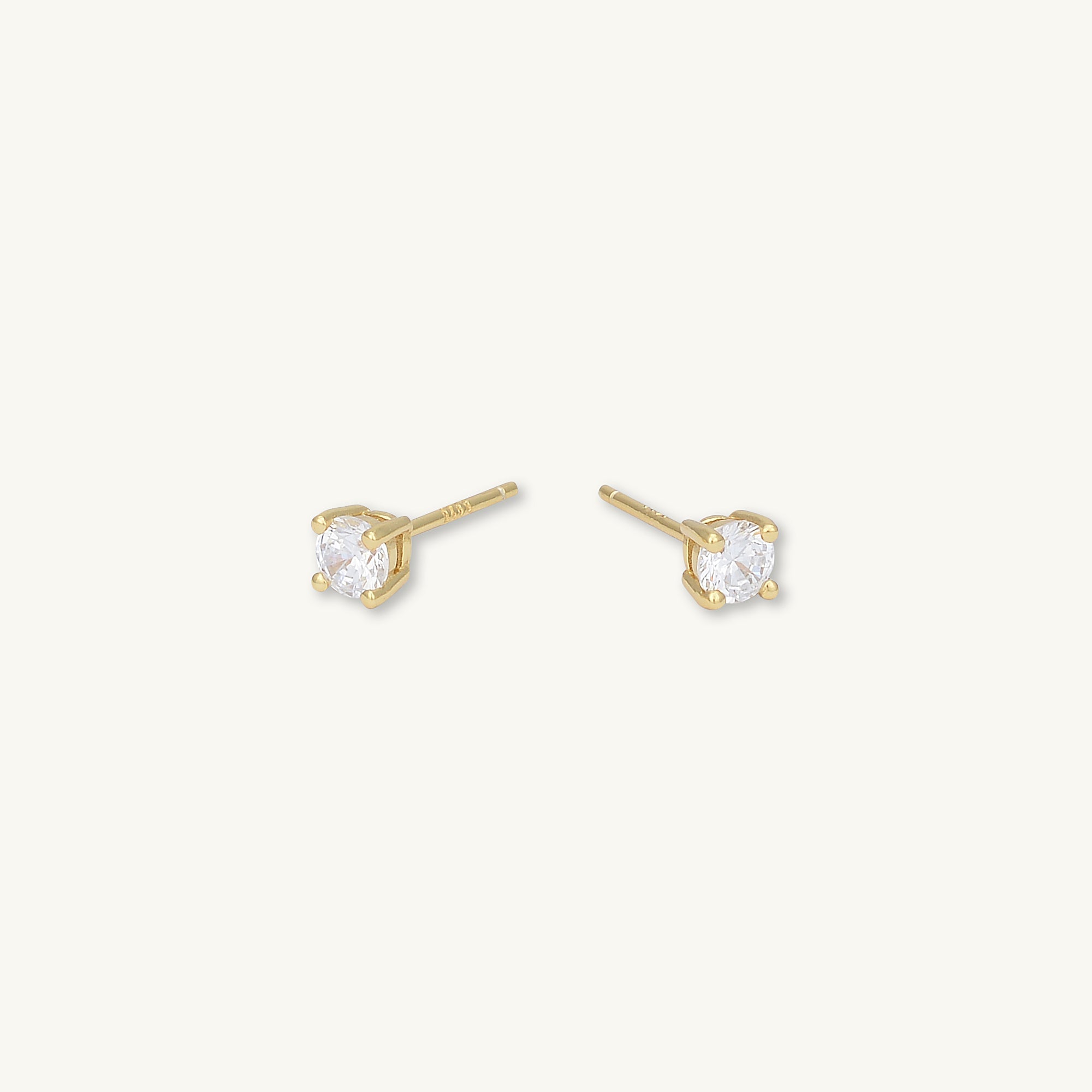 Classic Birthstone Earrings April - Camile & Stone