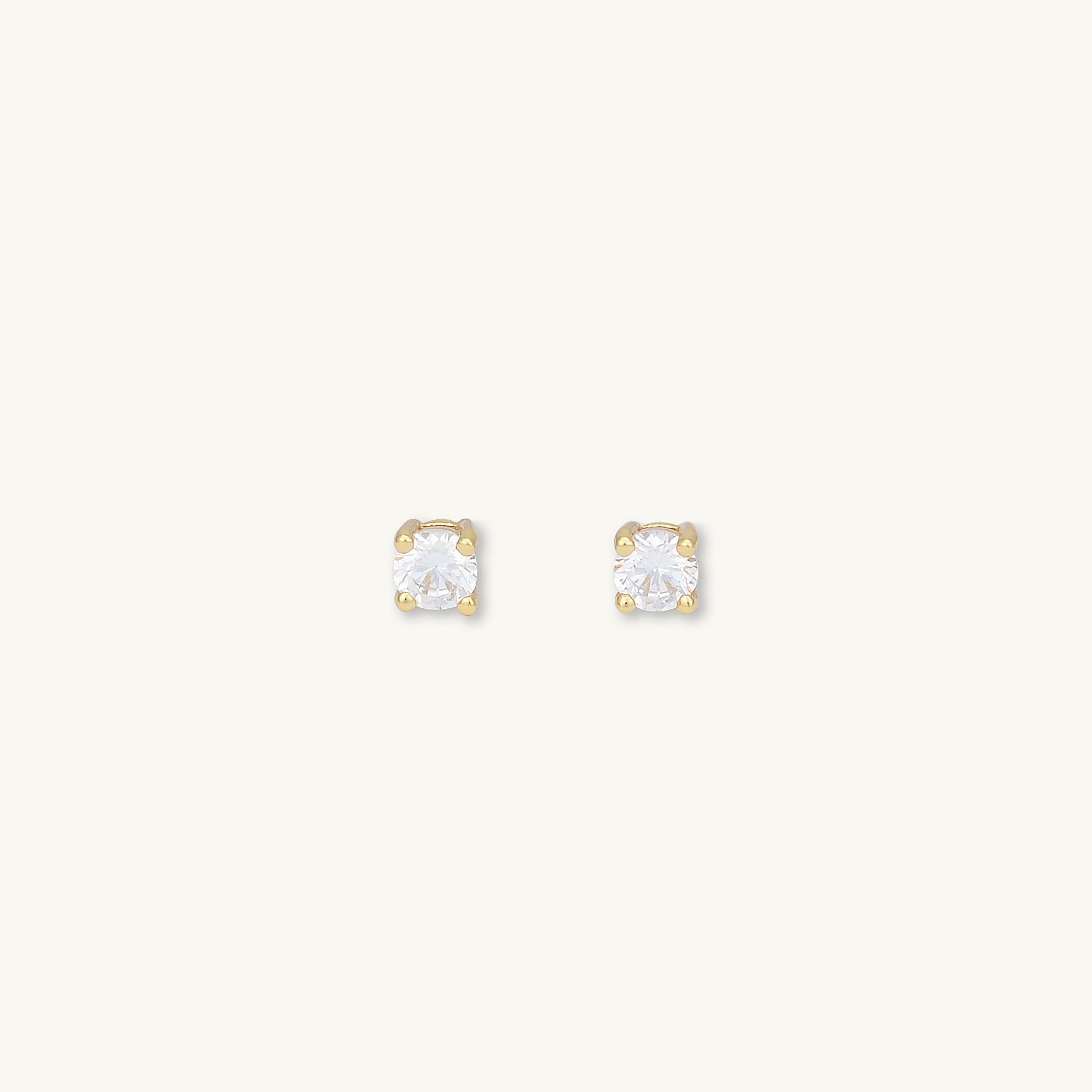 Classic Birthstone Earrings April - Camile & Stone