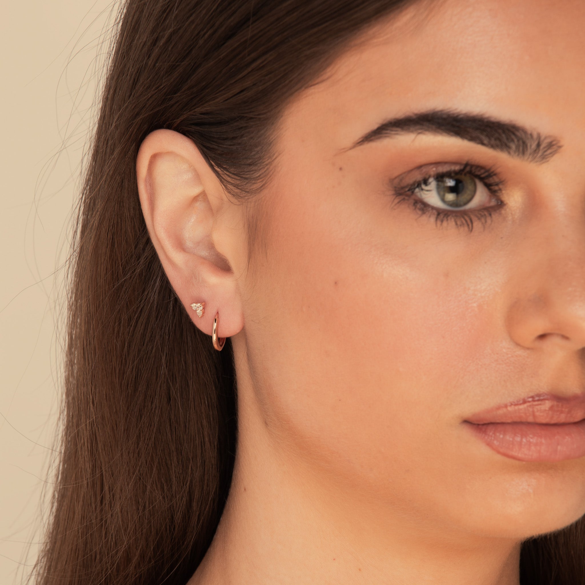 Classic Huggie Hoop Earrings - Camile & Stone
