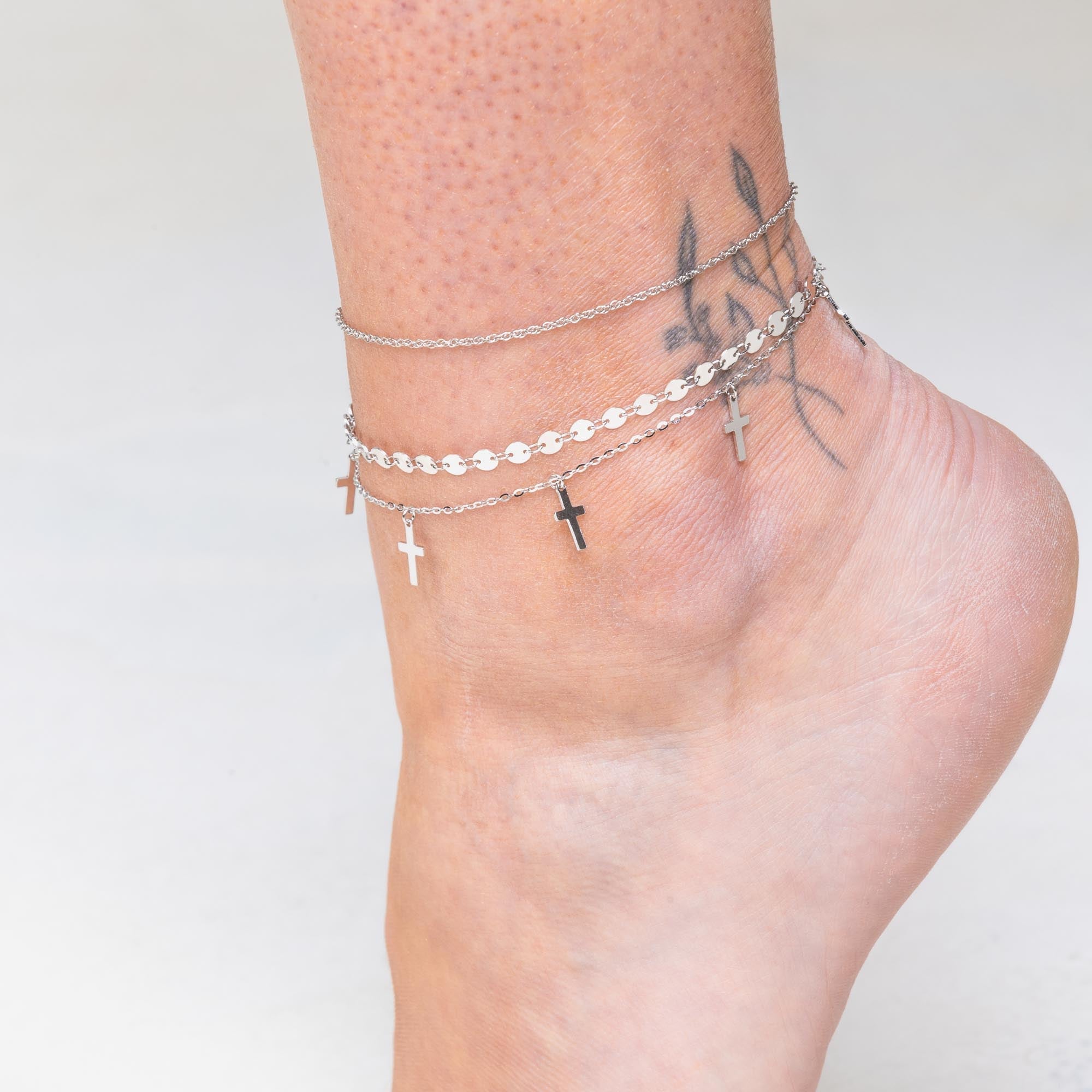 Classic Link Chain Anklet - Camile & Stone