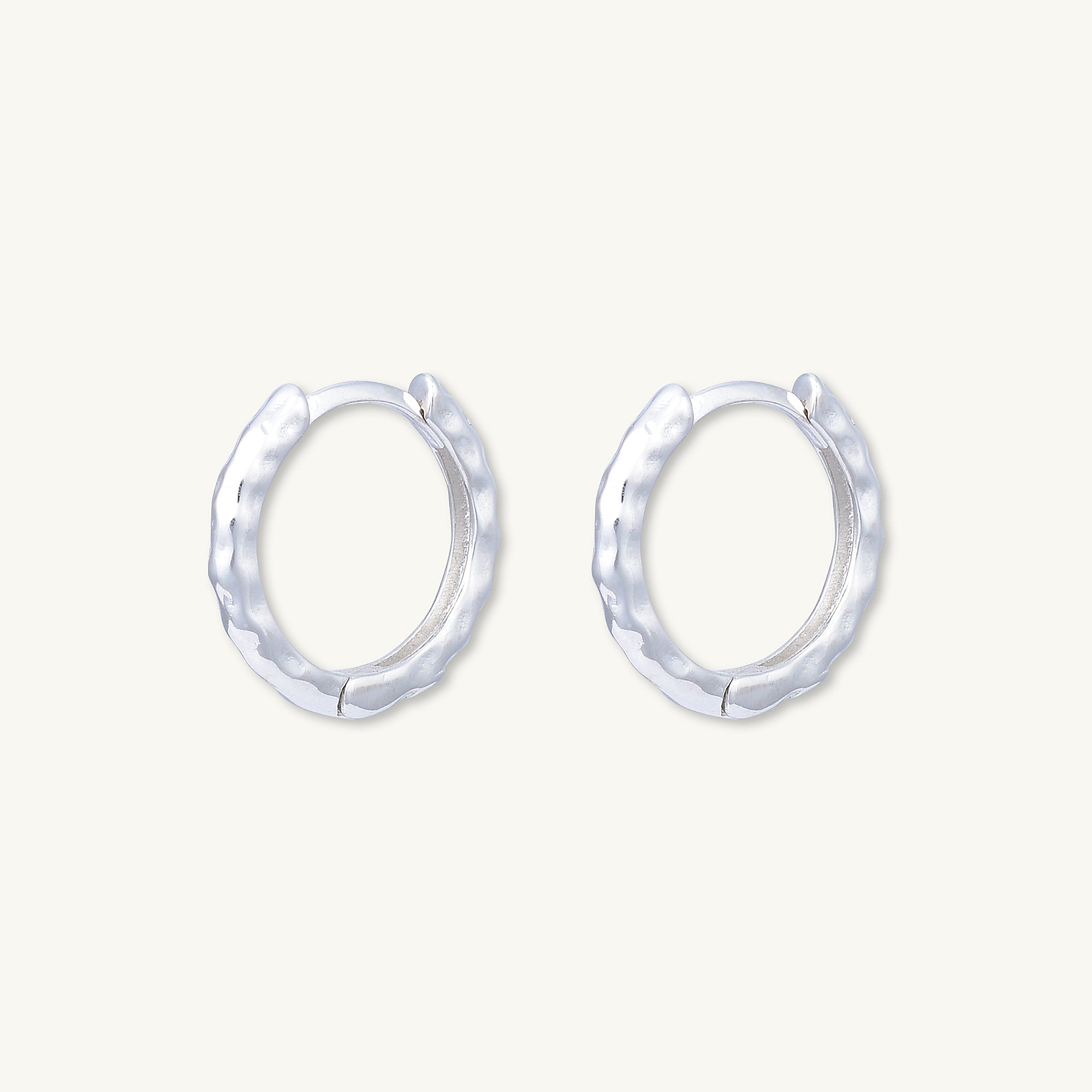 Classic Molten Huggie Hoop Earrings - Camile & Stone