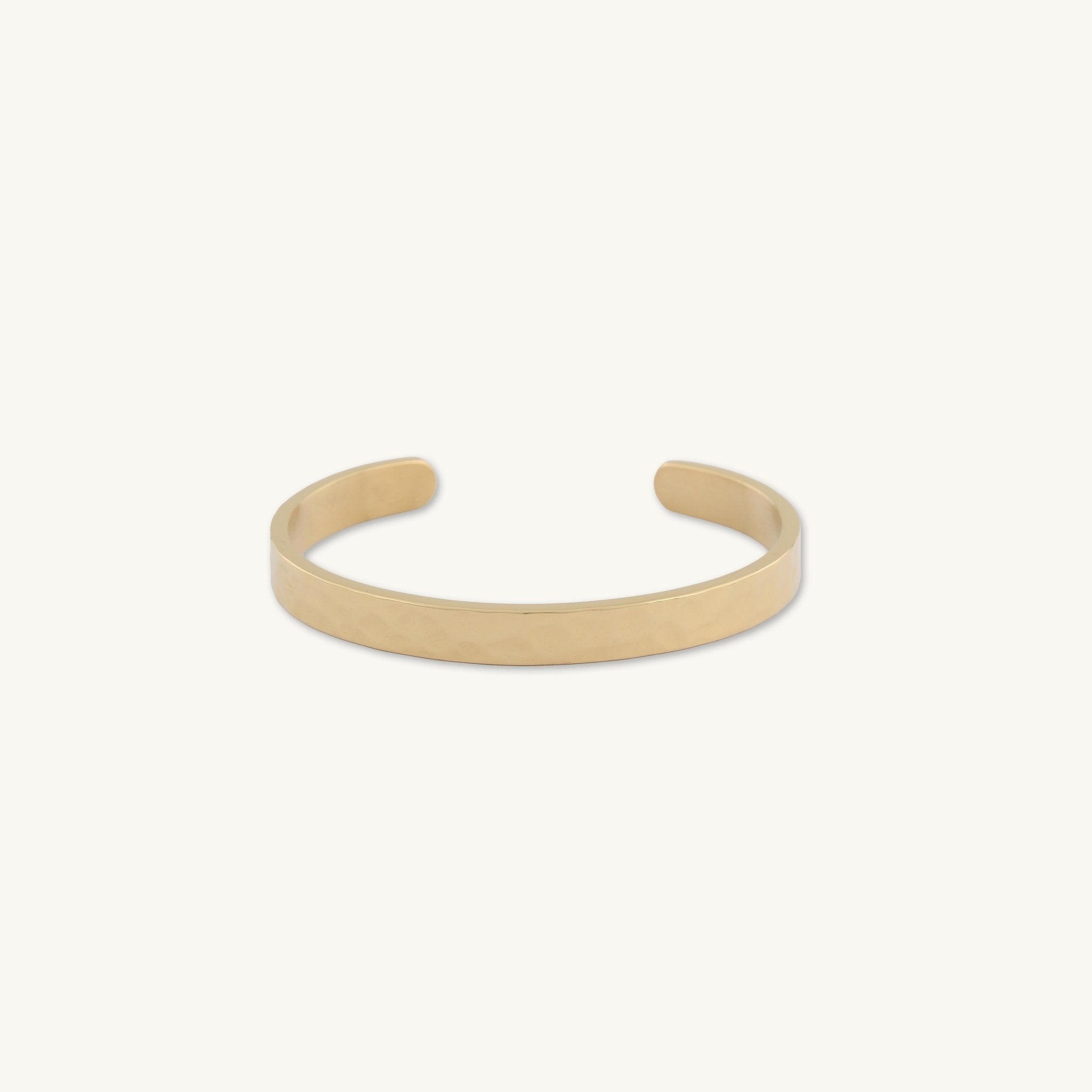 Classic Molten Open Cuff Bangle - Camile & Stone